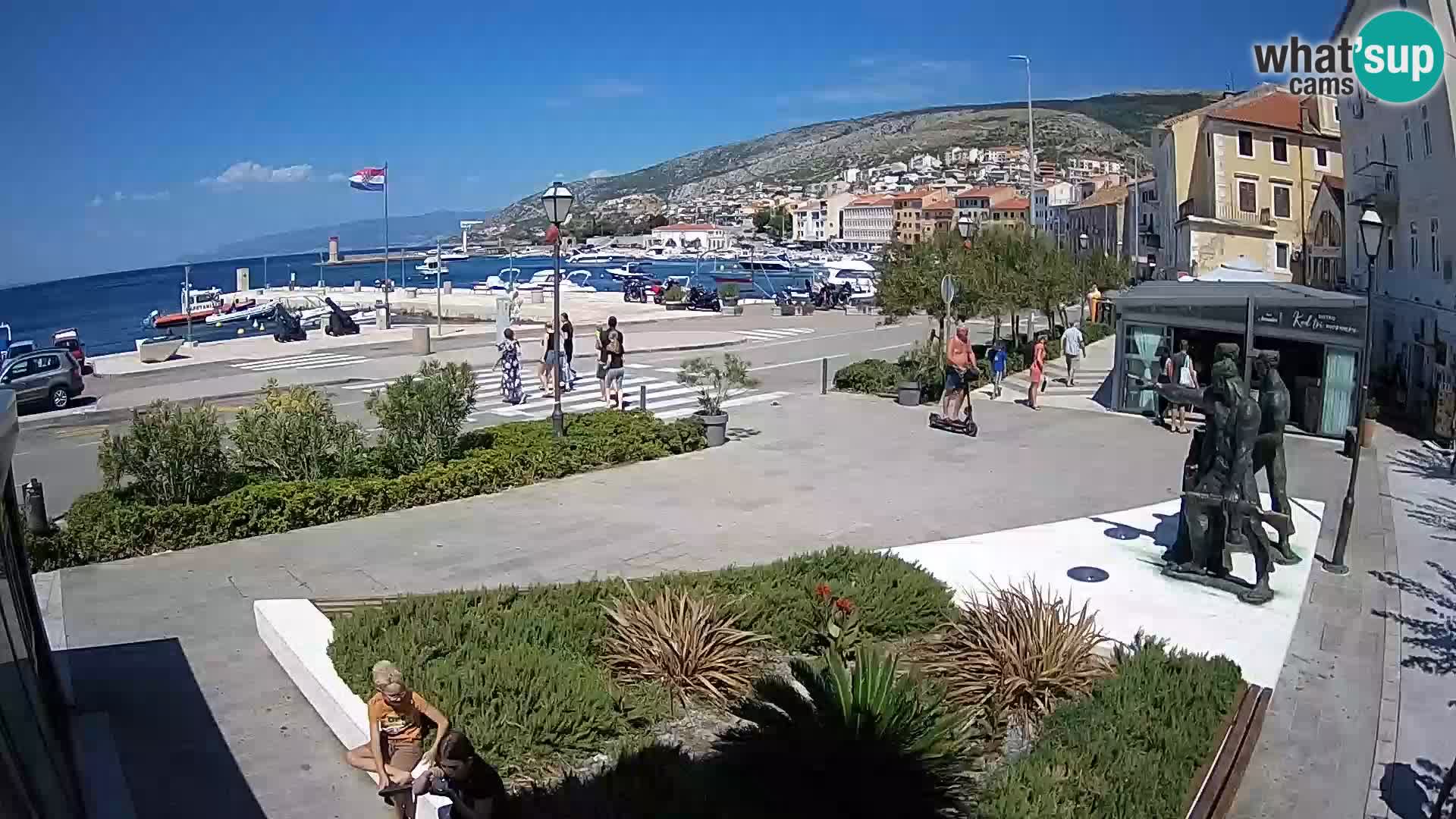 Spletna kamera v živo Senj riva – Hrvaška