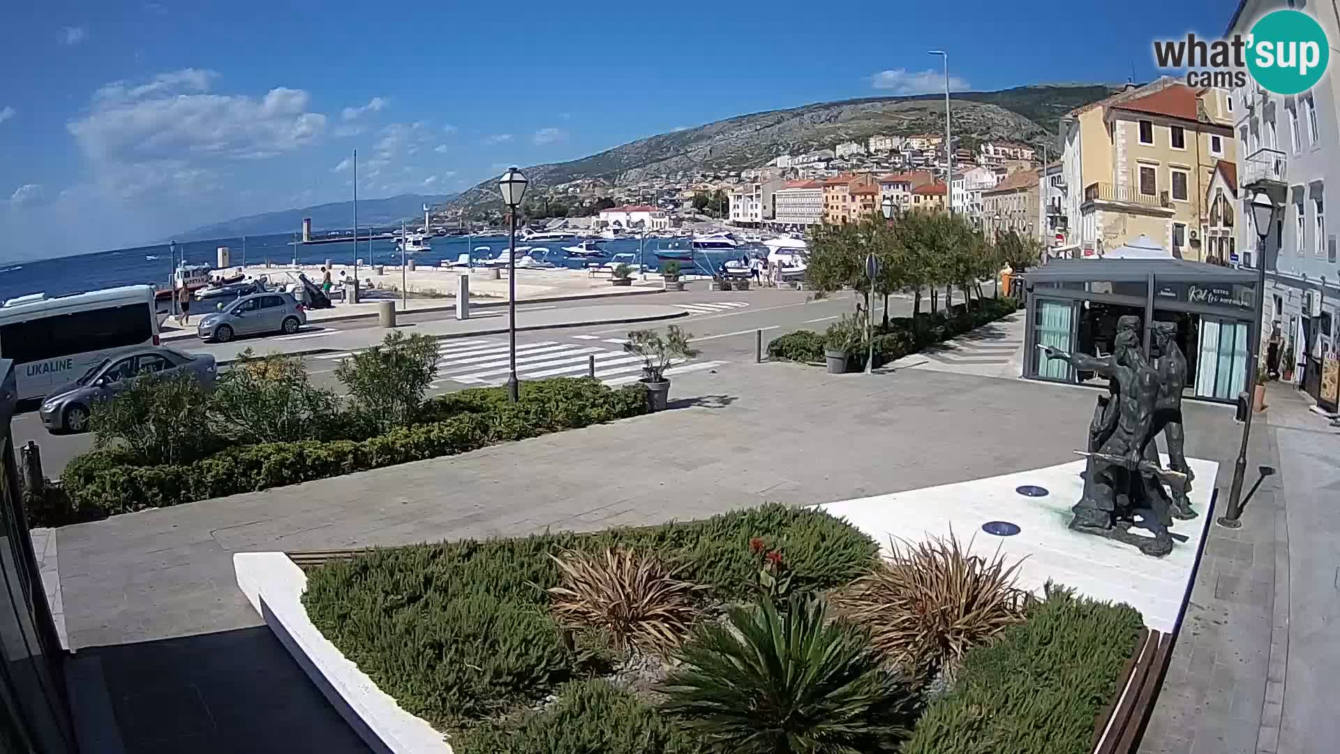 Spletna kamera v živo Senj riva – Hrvaška