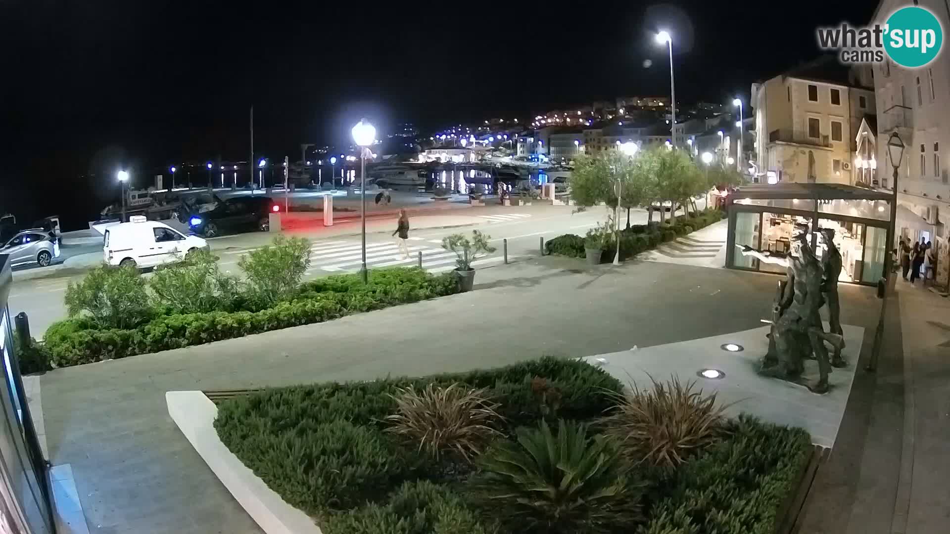 Spletna kamera v živo Senj riva – Hrvaška