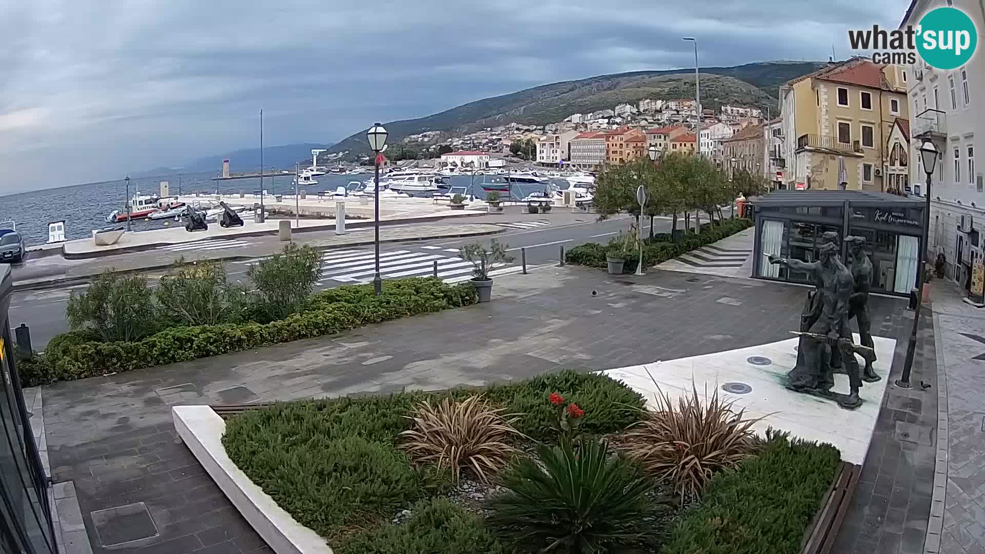 Live webcam Senj riva – seafront – Croatia