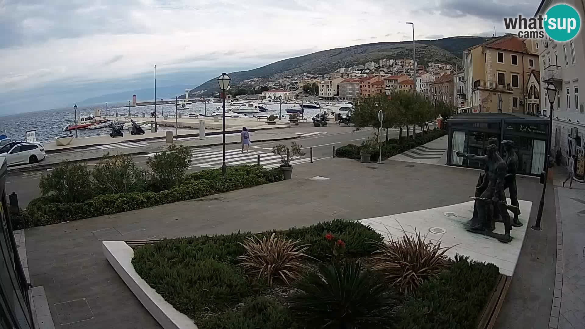 Live webcam Senj riva – seafront – Croatia