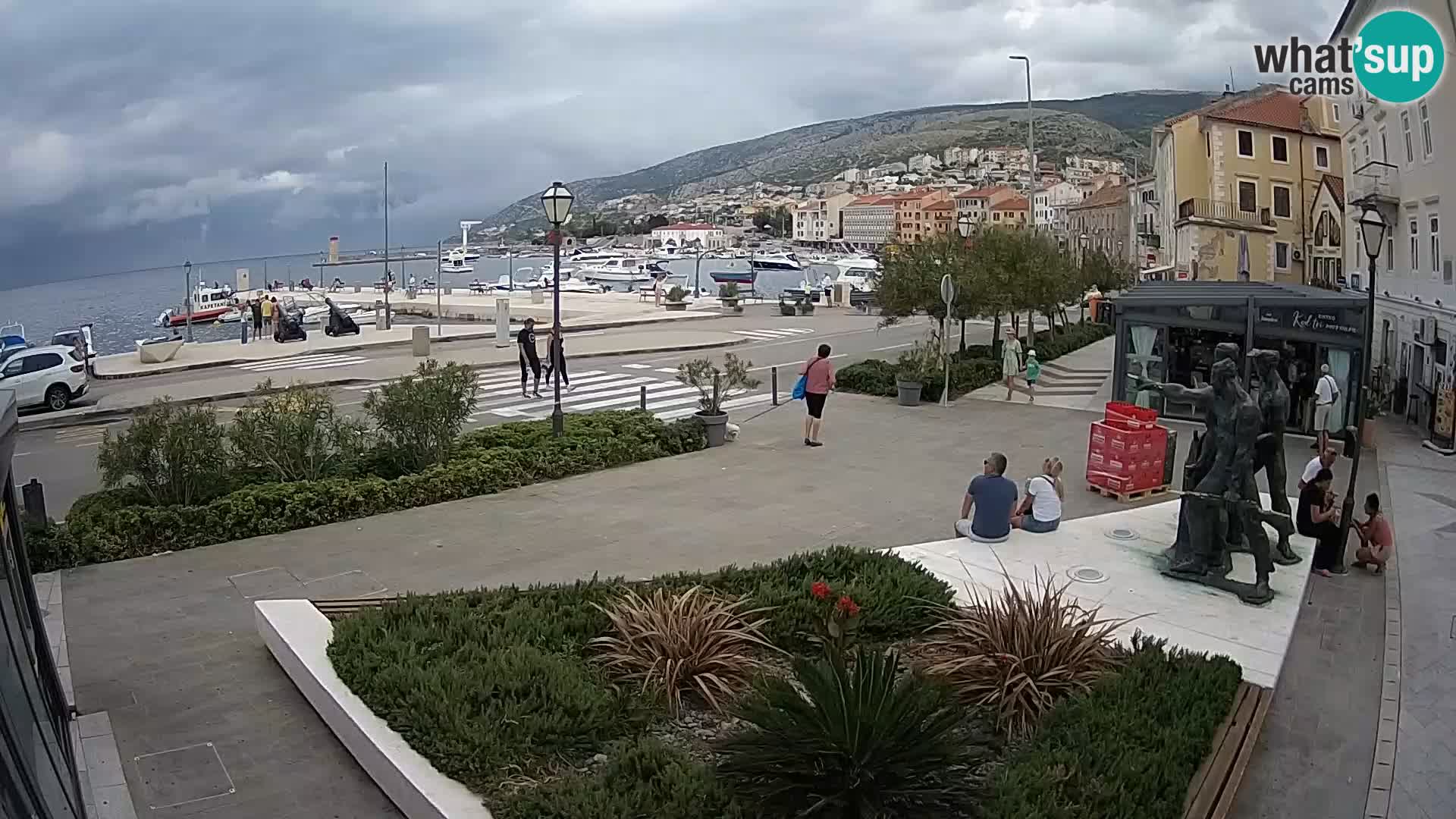 Live webcam Senj riva – seafront – Croatia