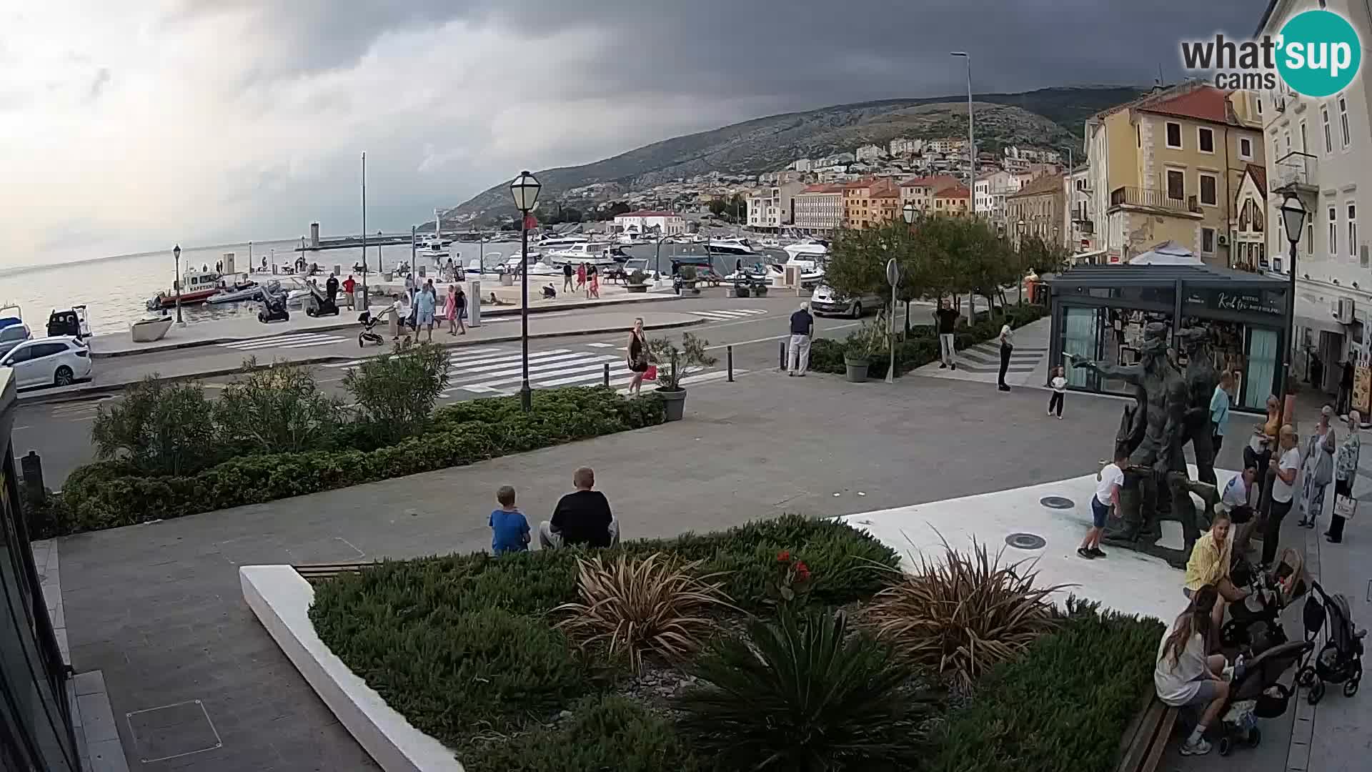 Live webcam Senj riva – seafront – Croatia