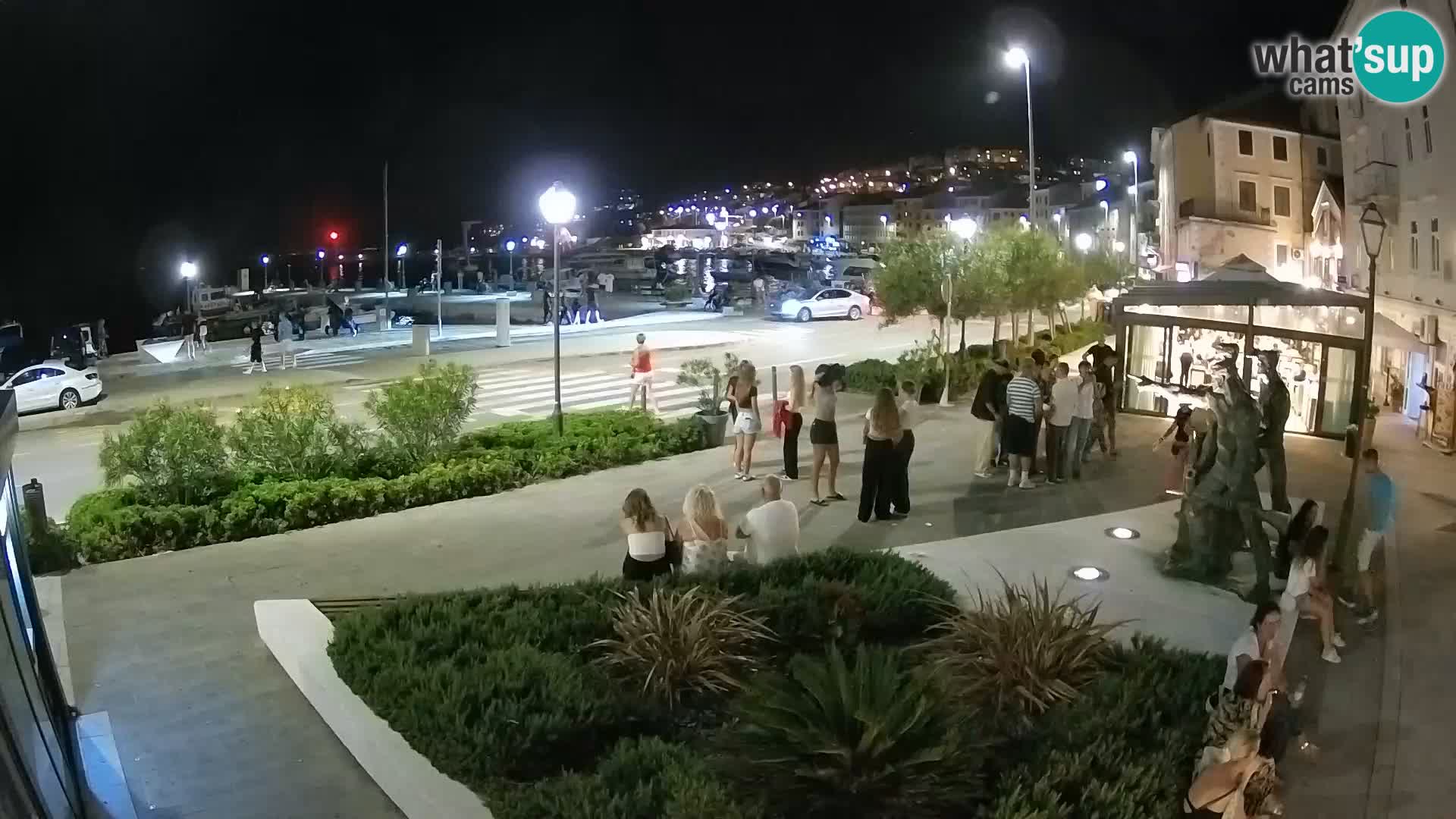 Live webcam Senj riva – seafront – Croatia