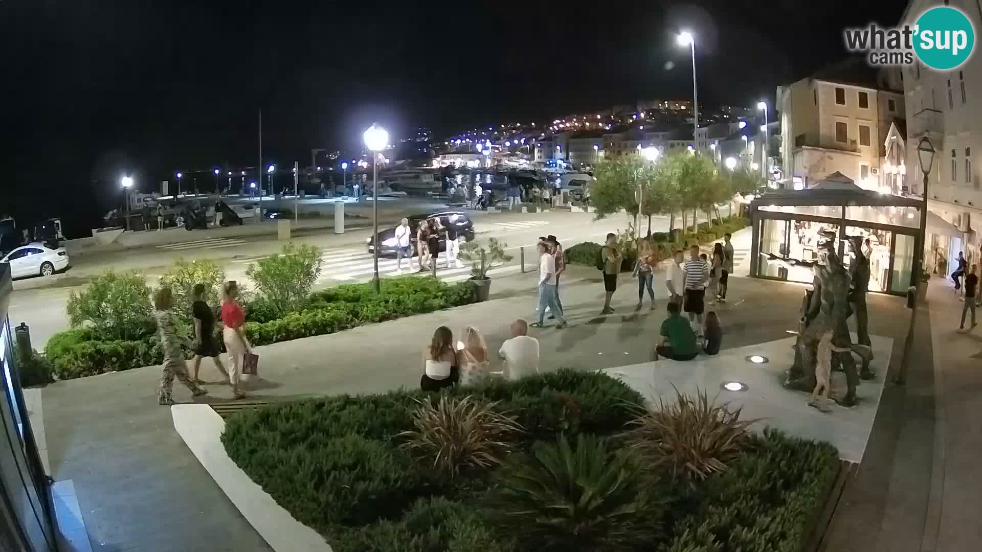 Live webcam Senj riva – seafront – Croatia