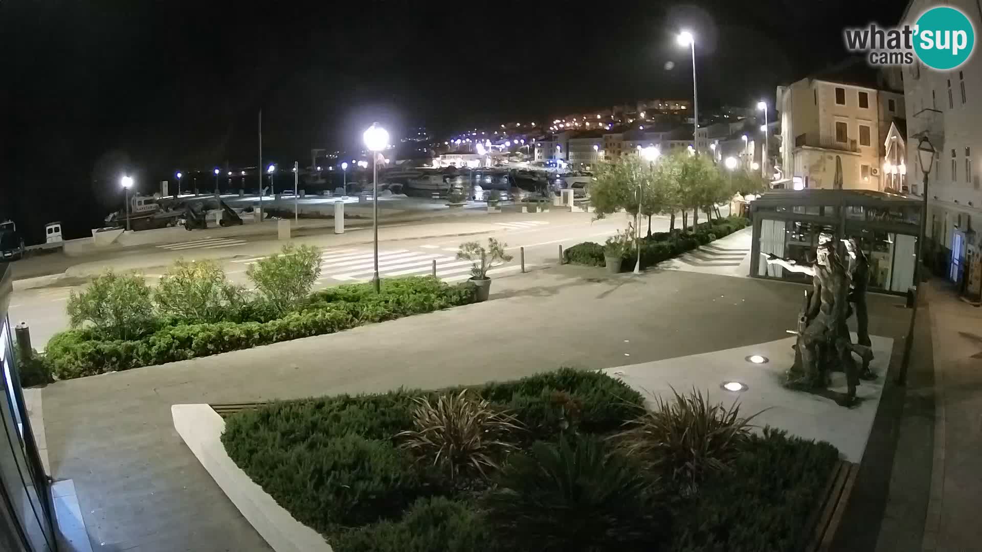 Live webcam Senj riva – seafront – Croatia