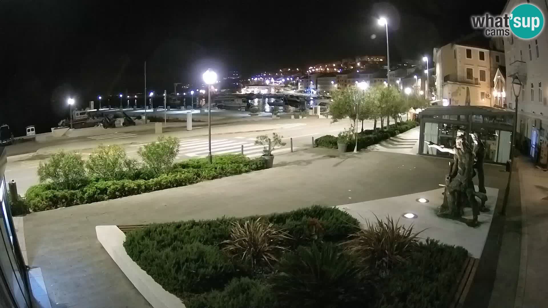 Live-Webcam Senj Riva – direkt am Meer – Kroatien
