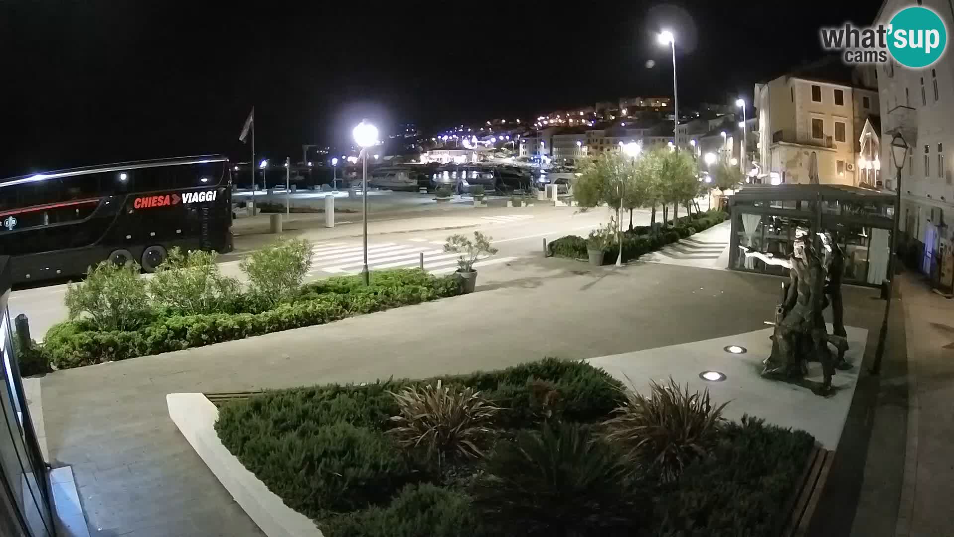 Live-Webcam Senj Riva – direkt am Meer – Kroatien