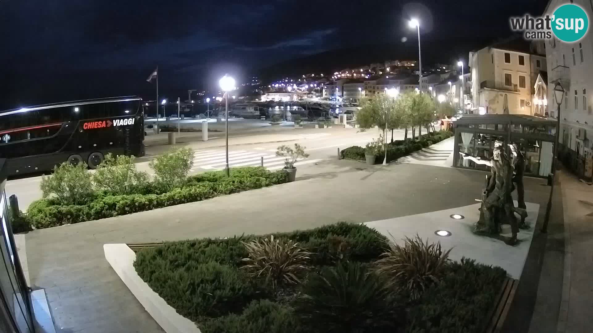 Live-Webcam Senj Riva – direkt am Meer – Kroatien