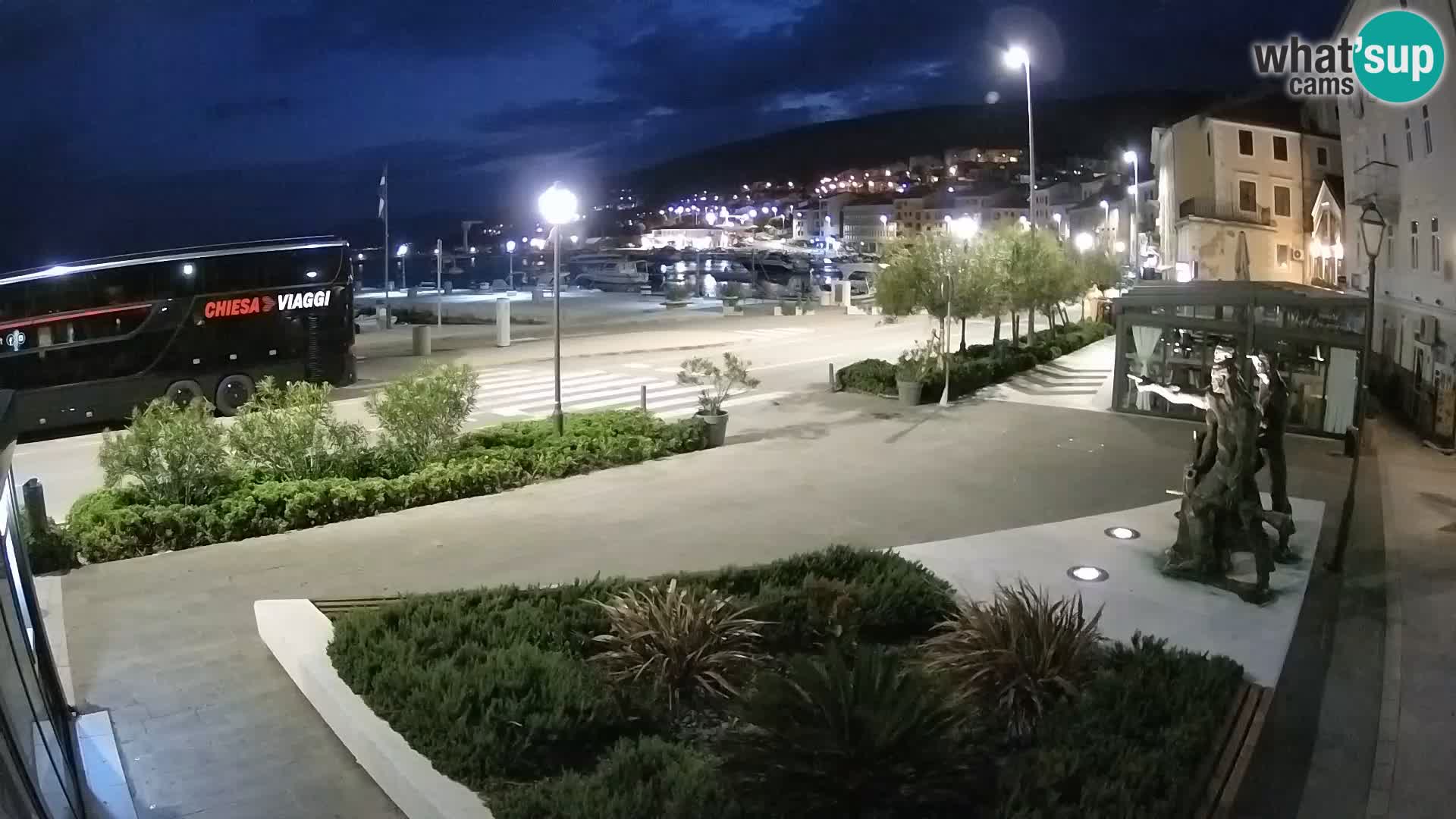 Webcam en vivo Senj riva – paseo marítimo