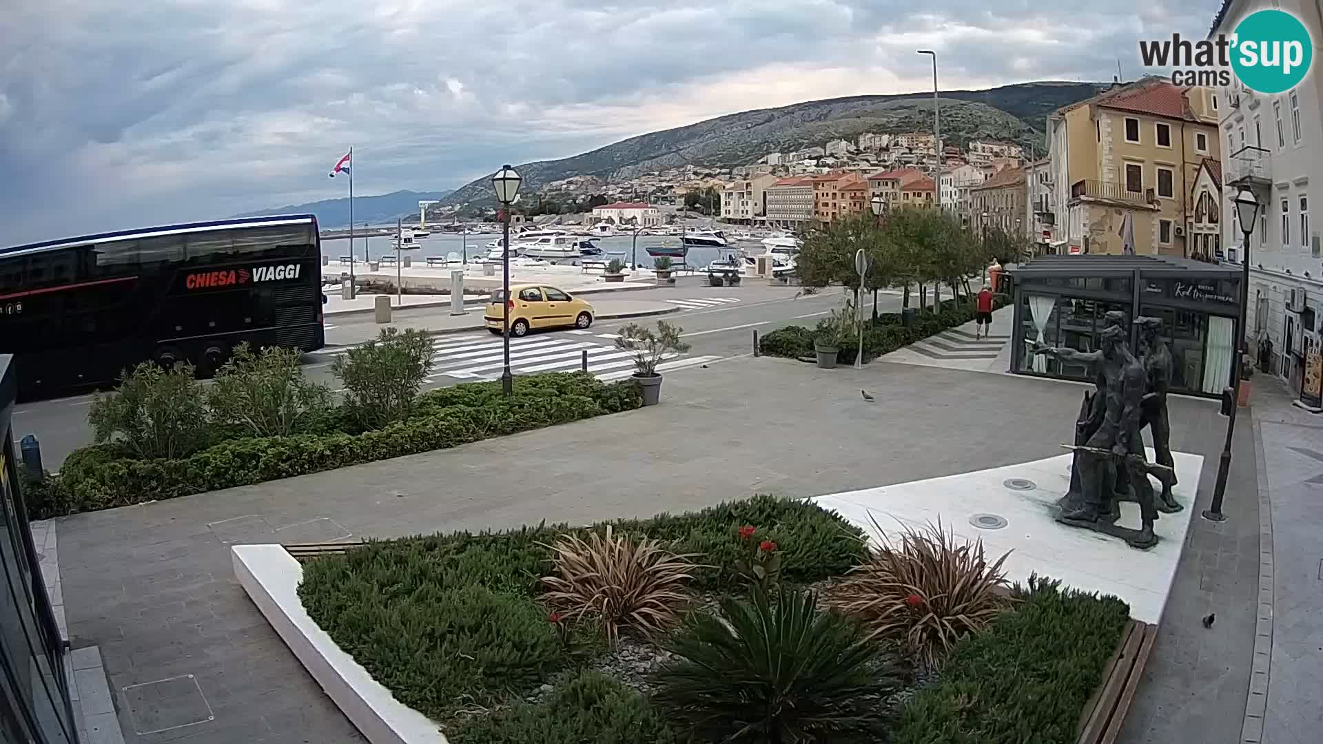 Live webcam Senj riva – fronte mare