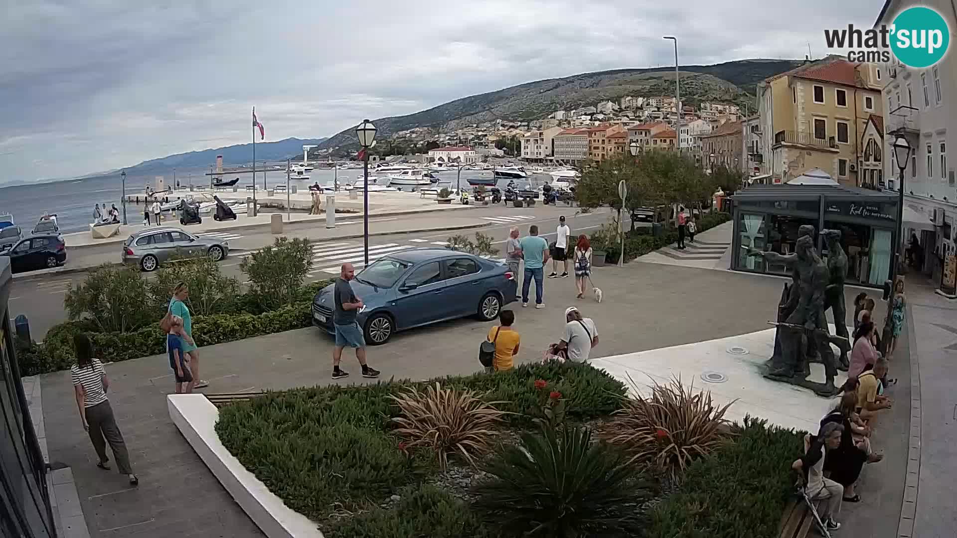 Live-Webcam Senj Riva – direkt am Meer – Kroatien