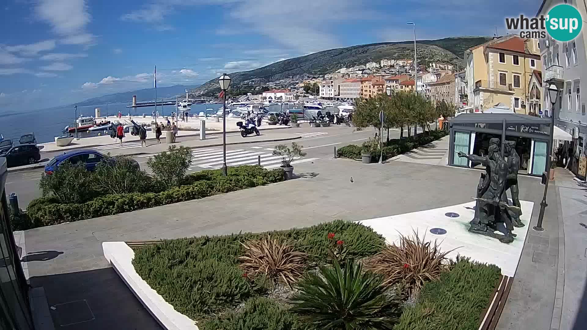 Spletna kamera v živo Senj riva – Hrvaška