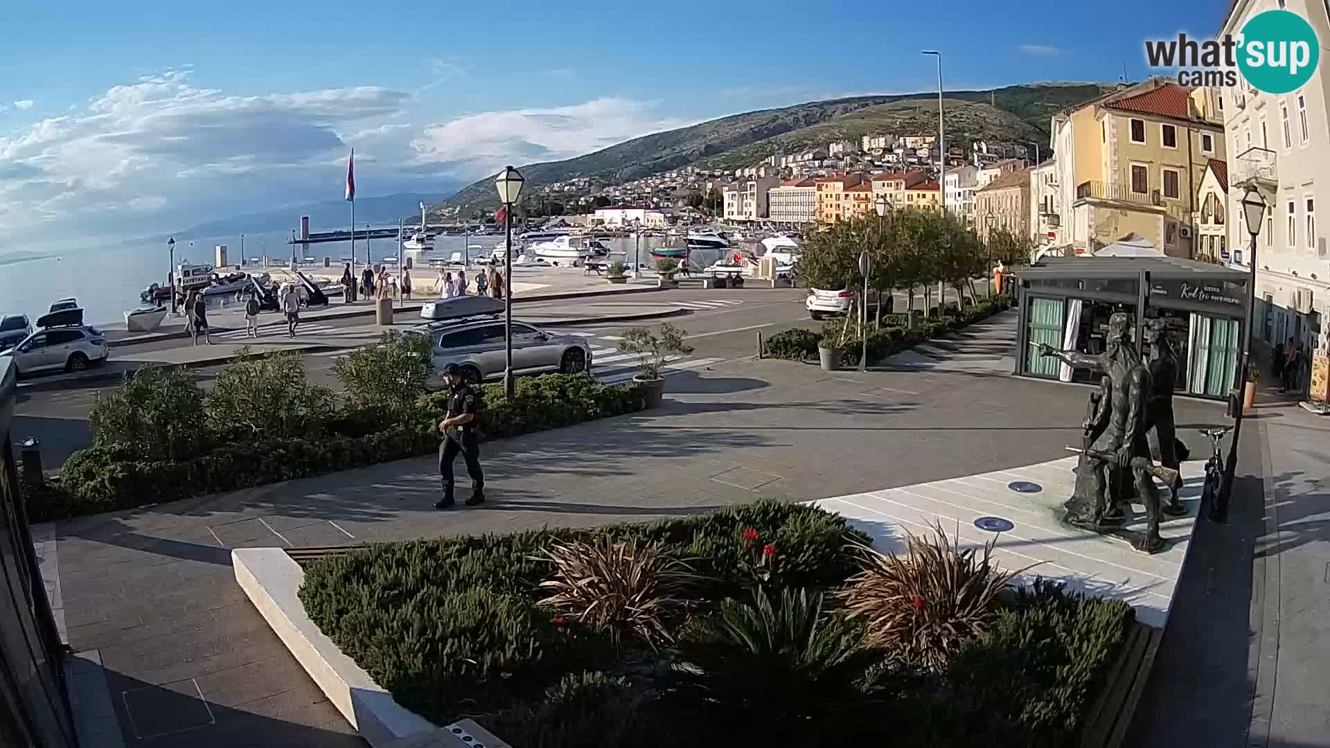 Live webcam Senj riva – fronte mare
