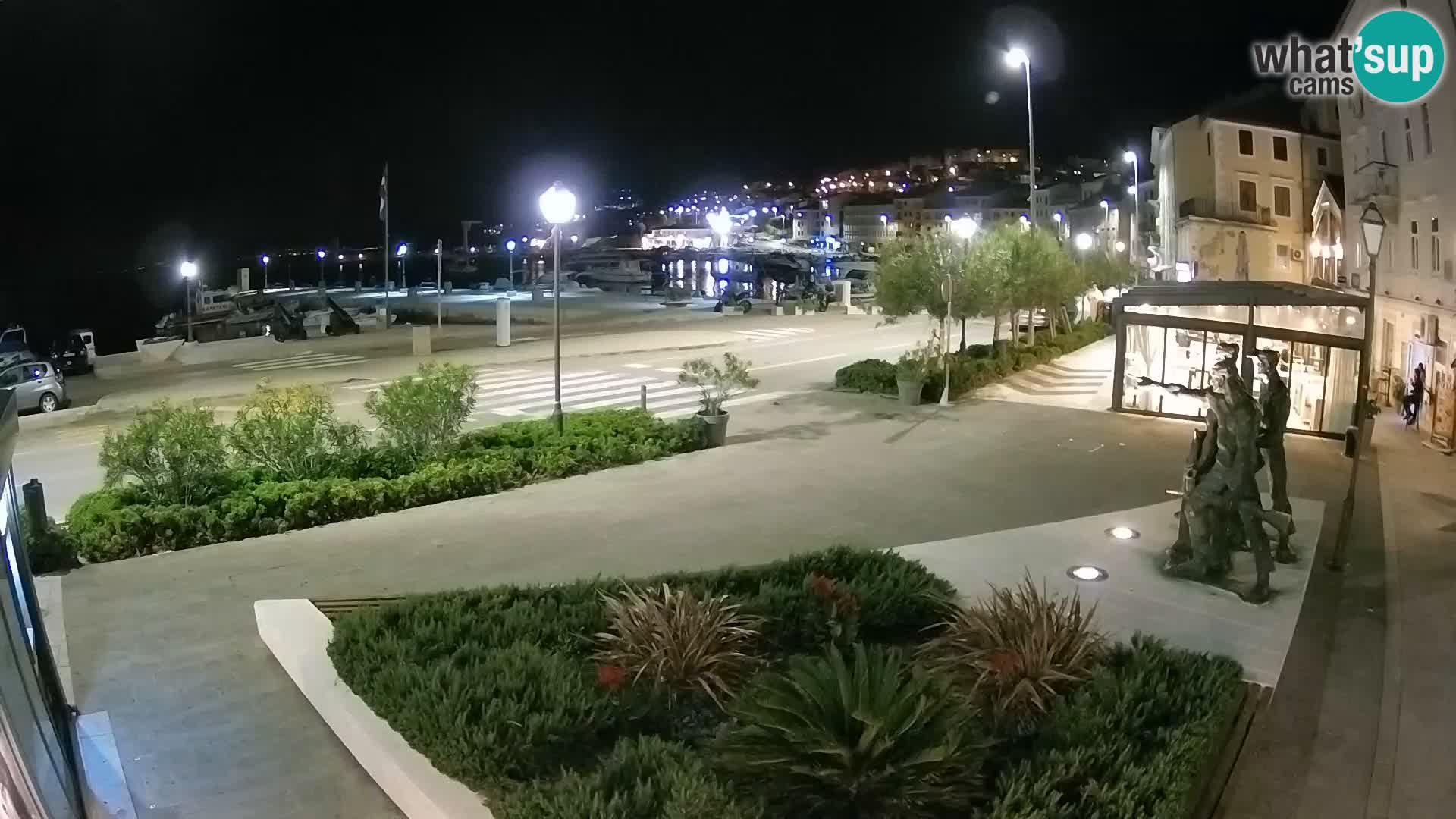 Live-Webcam Senj Riva – direkt am Meer – Kroatien