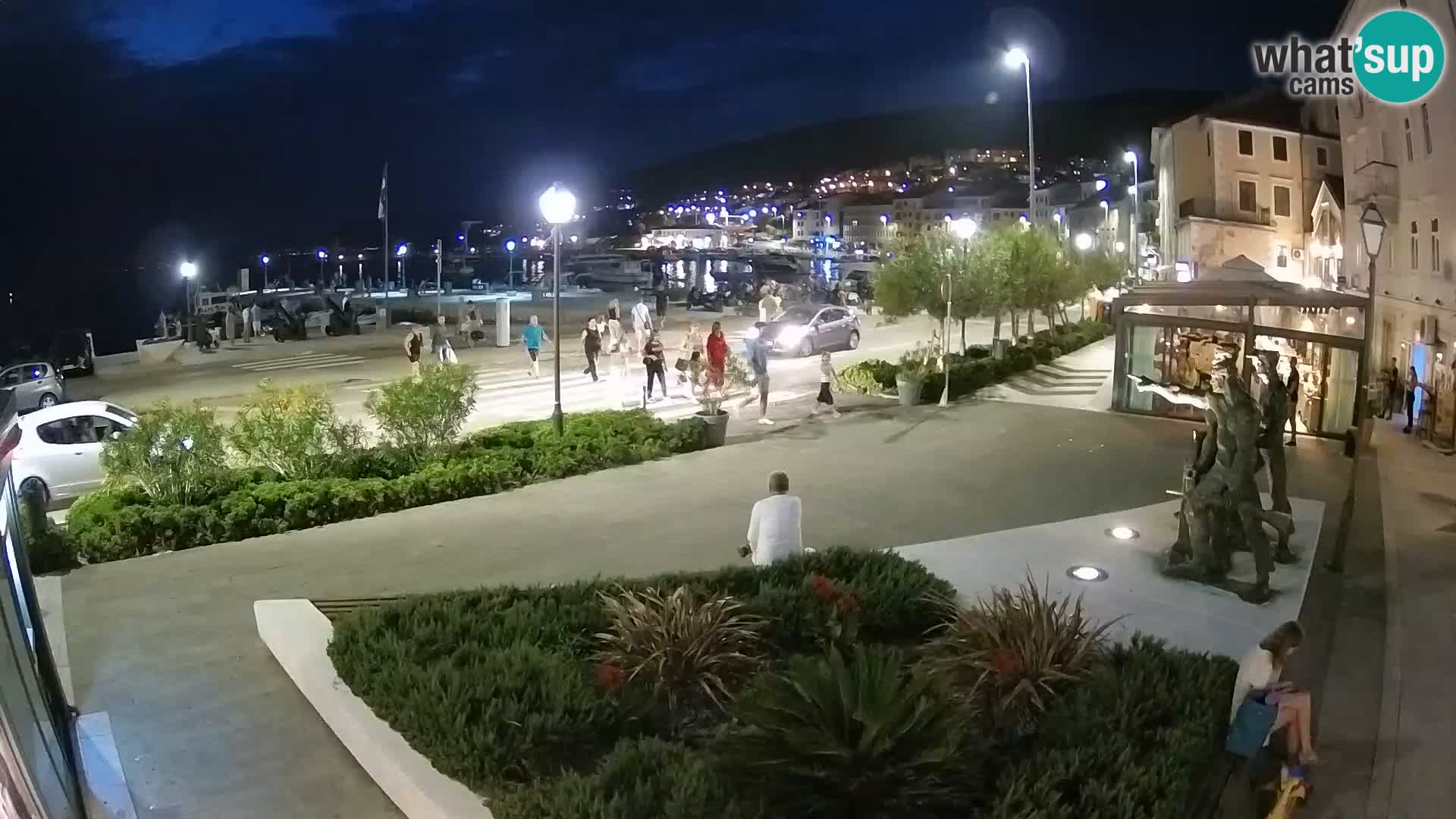 Spletna kamera v živo Senj riva – Hrvaška