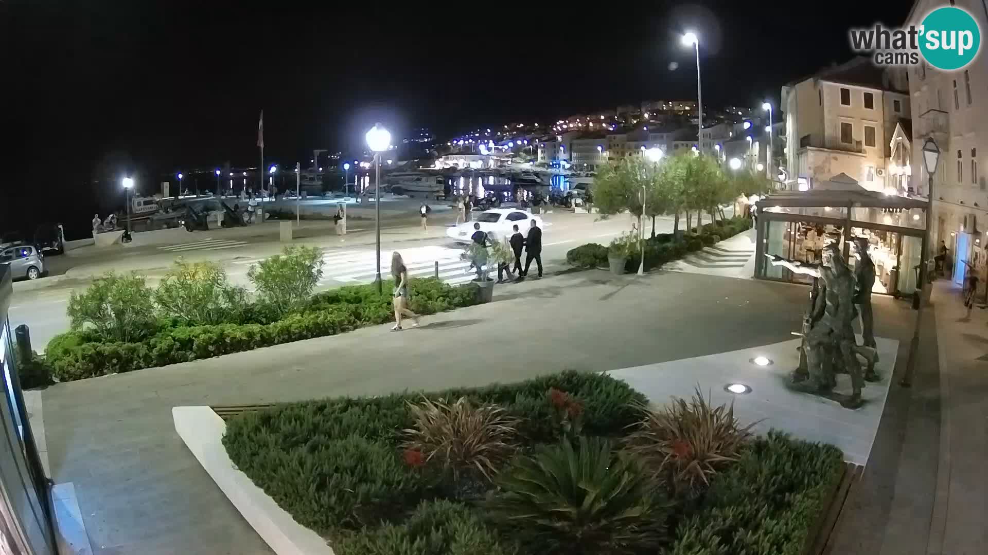 Live webcam Senj riva – fronte mare