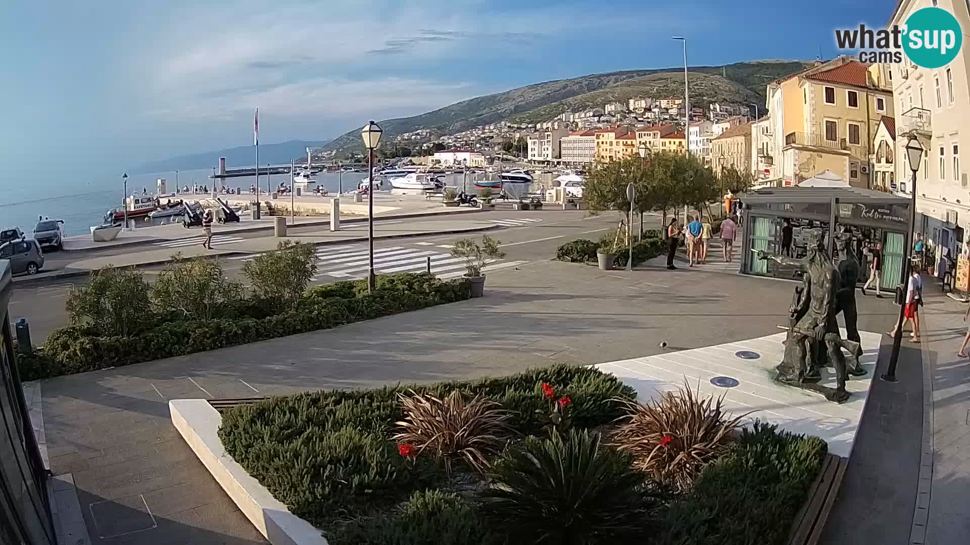 Live webcam Senj riva – fronte mare