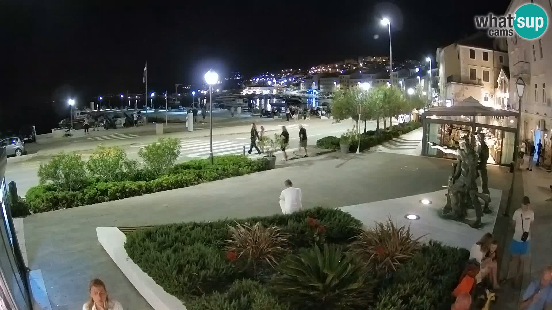 Spletna kamera v živo Senj riva – Hrvaška