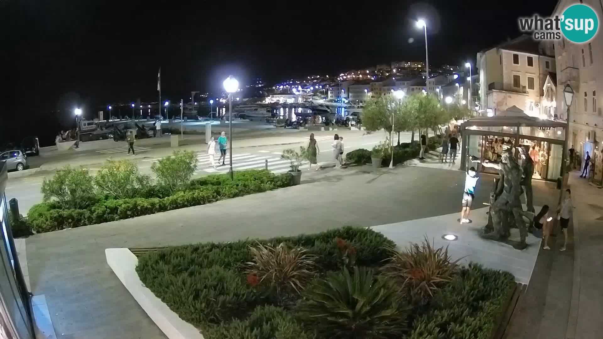 Live-Webcam Senj Riva – direkt am Meer – Kroatien