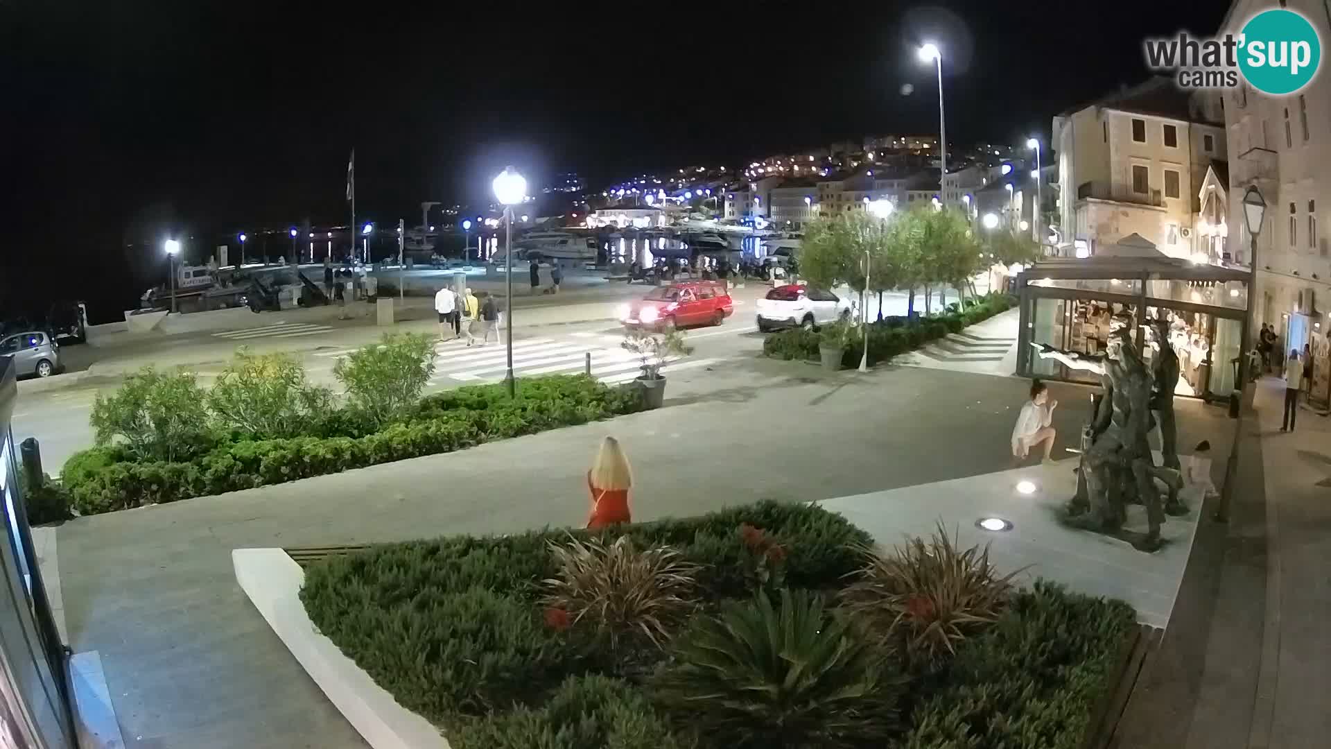 Live webcam Senj riva – fronte mare