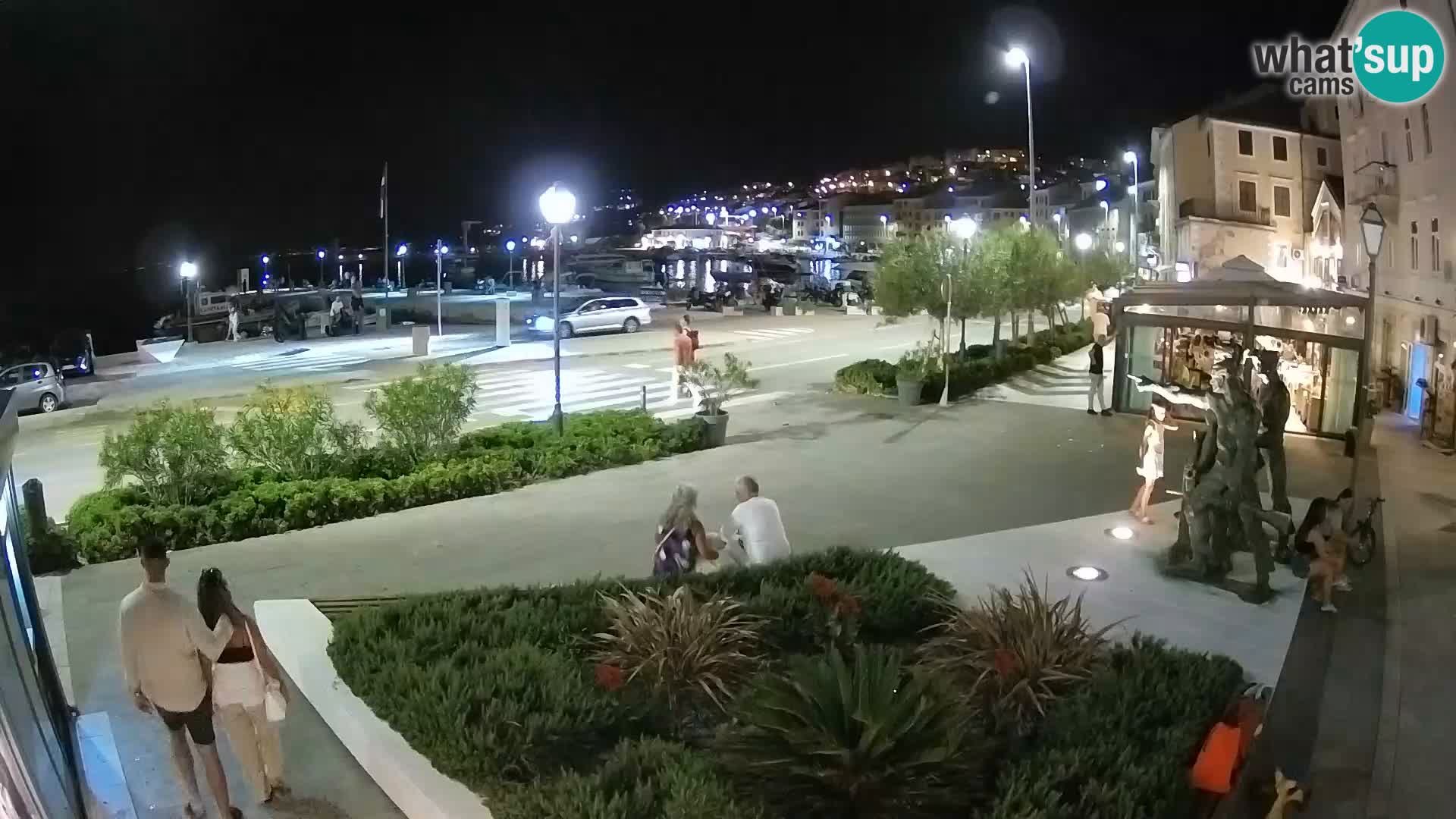 Live webcam Senj riva – fronte mare