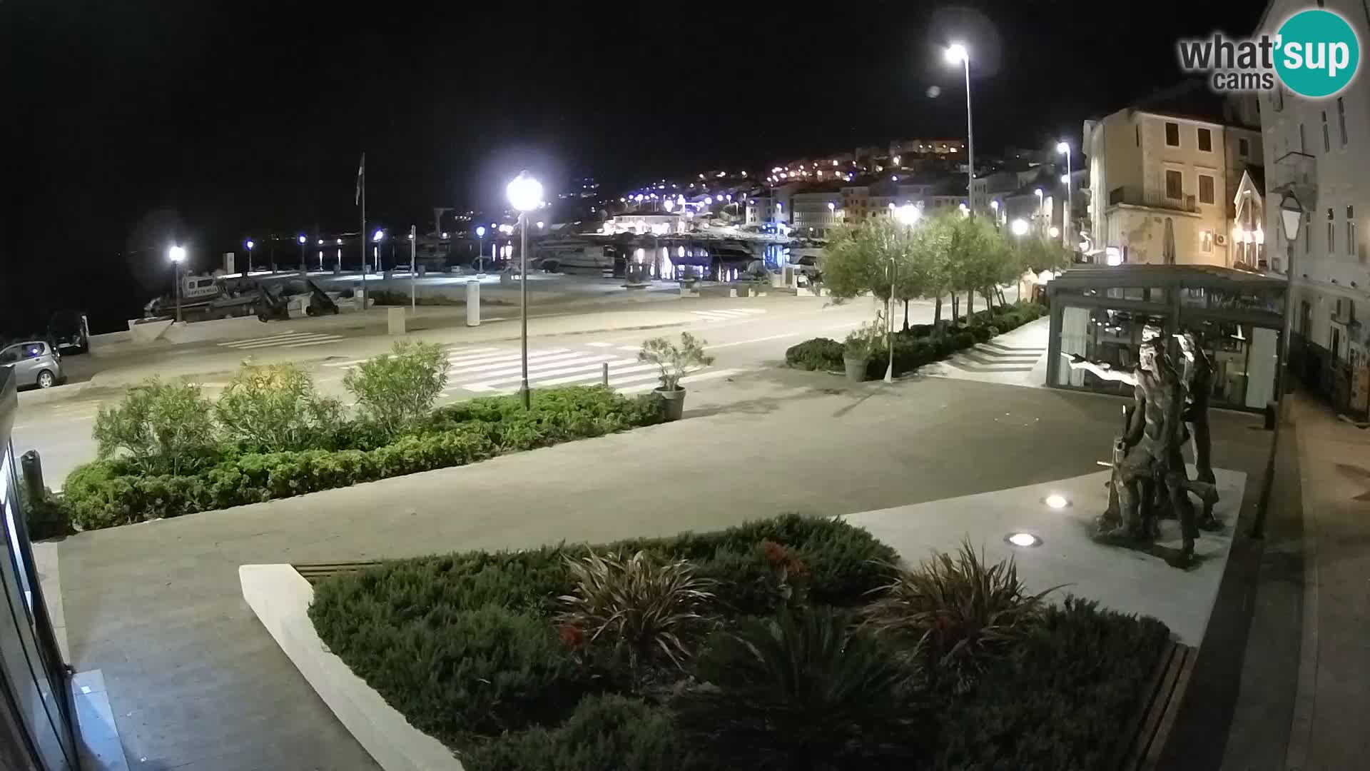 Live-Webcam Senj Riva – direkt am Meer – Kroatien