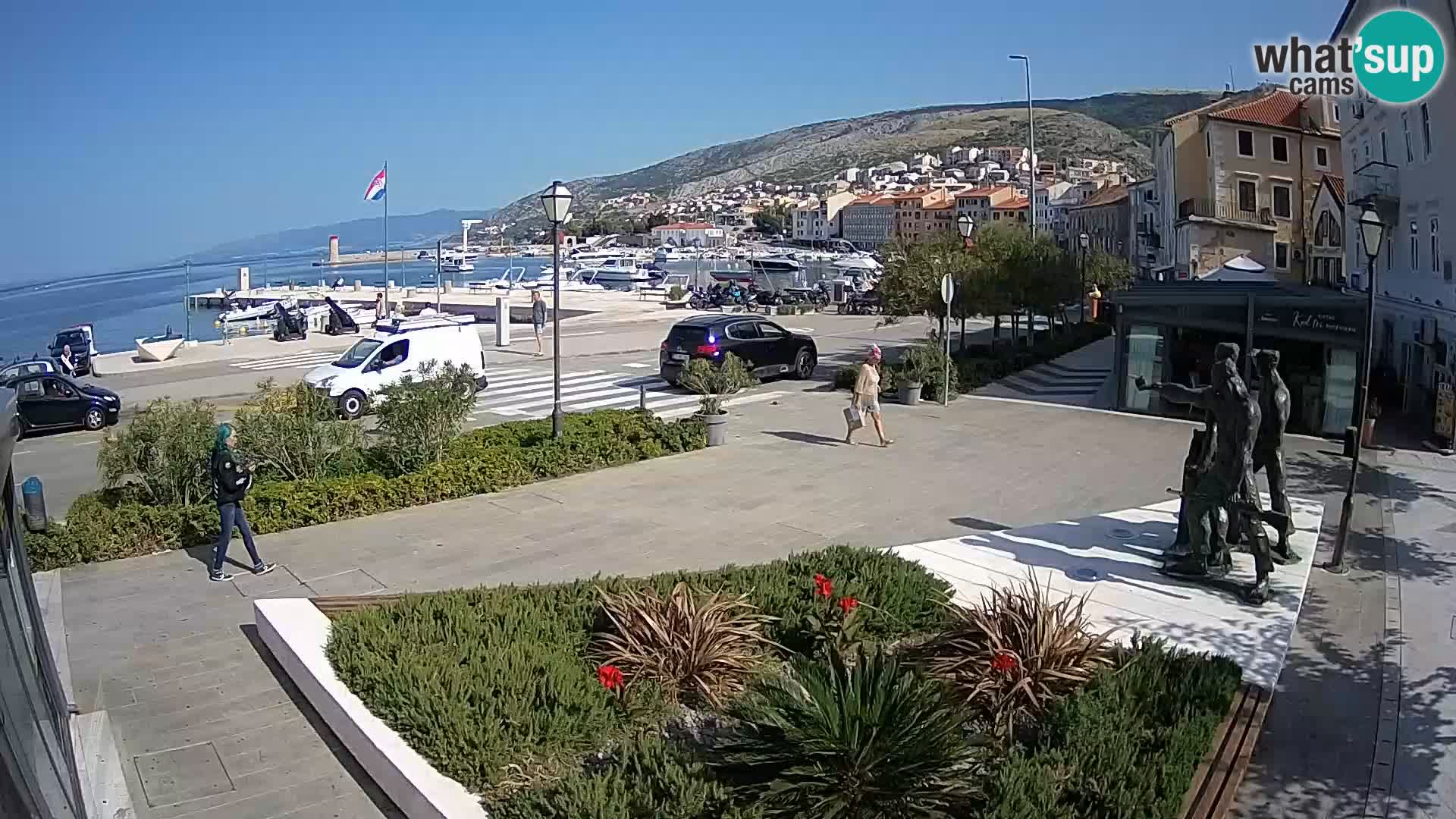 Live-Webcam Senj Riva – direkt am Meer – Kroatien
