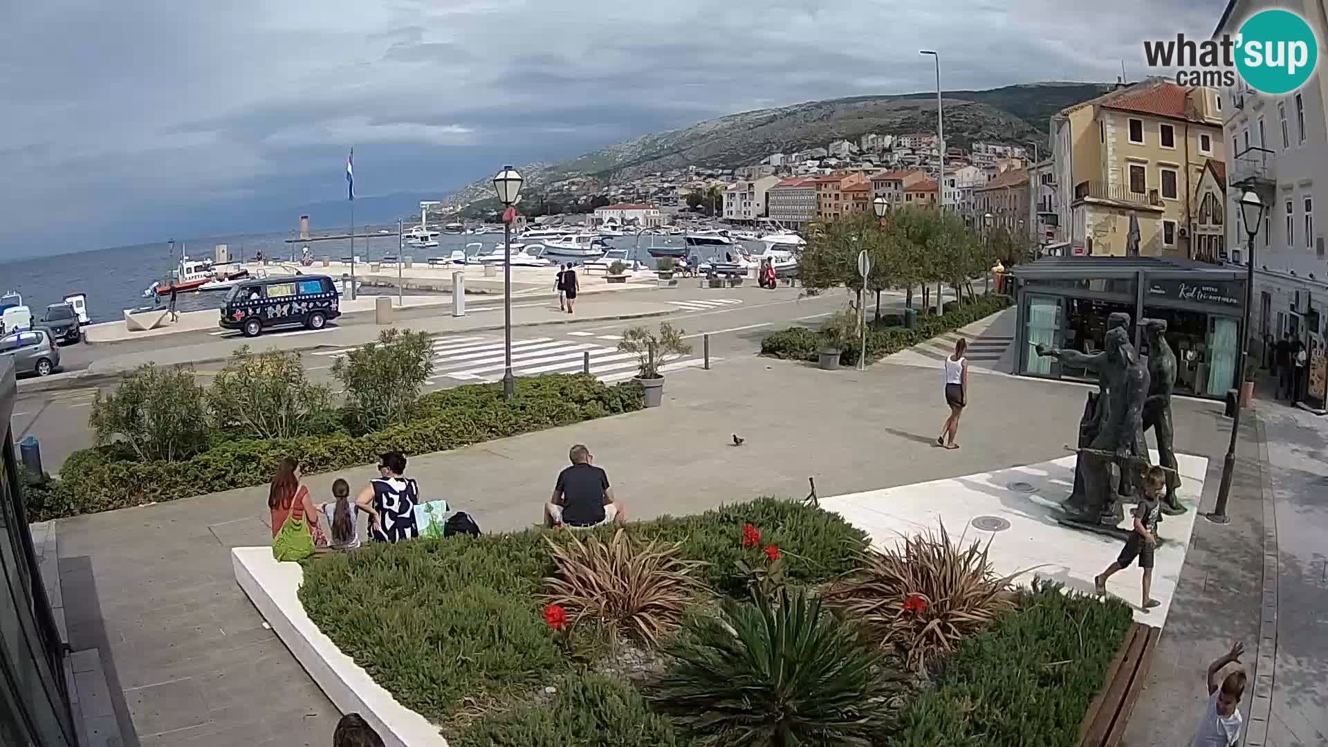 Live webcam Senj riva – seafront – Croatia