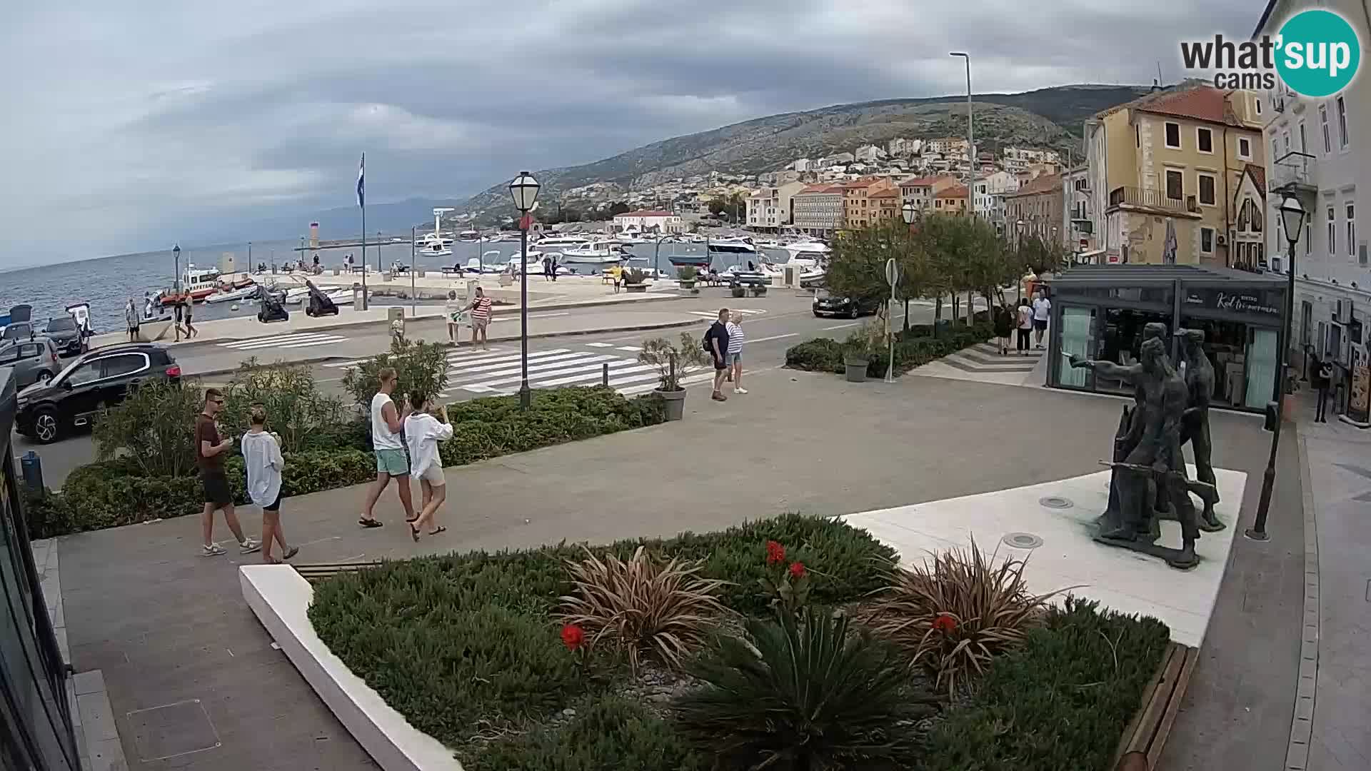 Live-Webcam Senj Riva – direkt am Meer – Kroatien