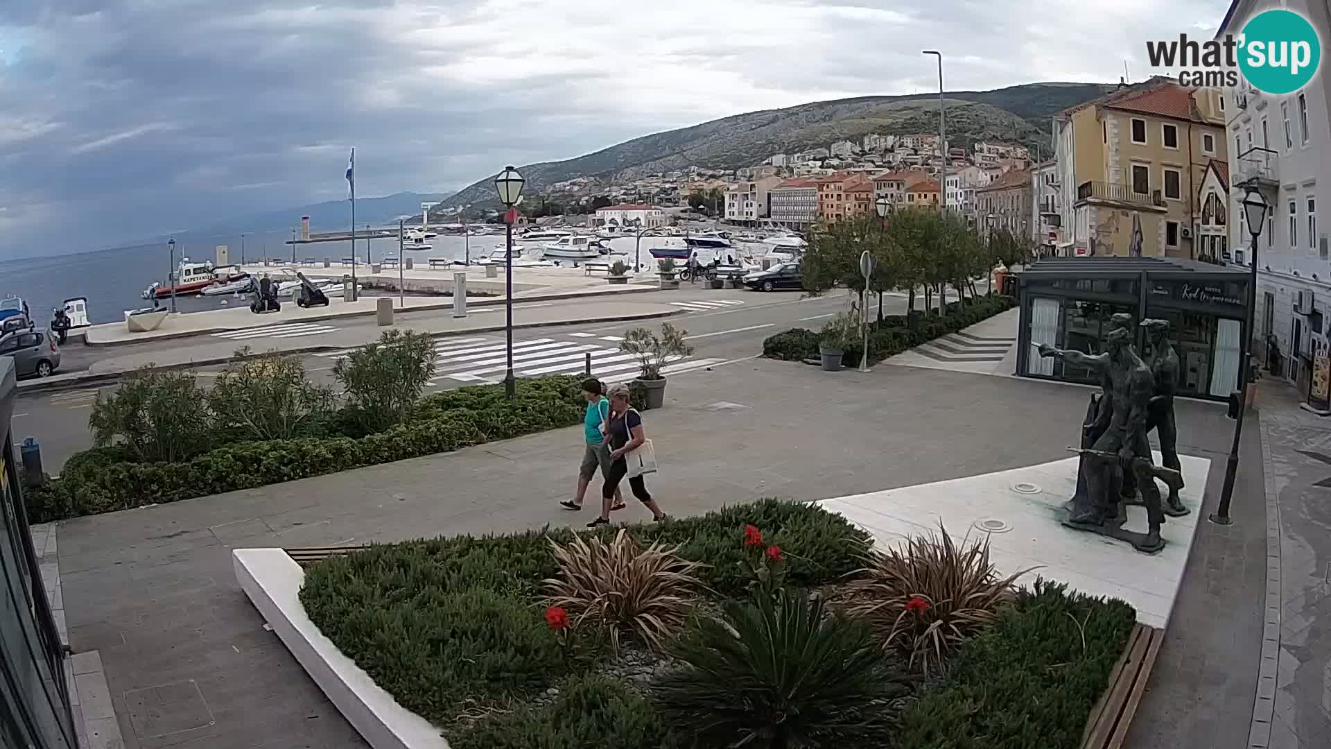 Live webcam Senj riva – seafront – Croatia