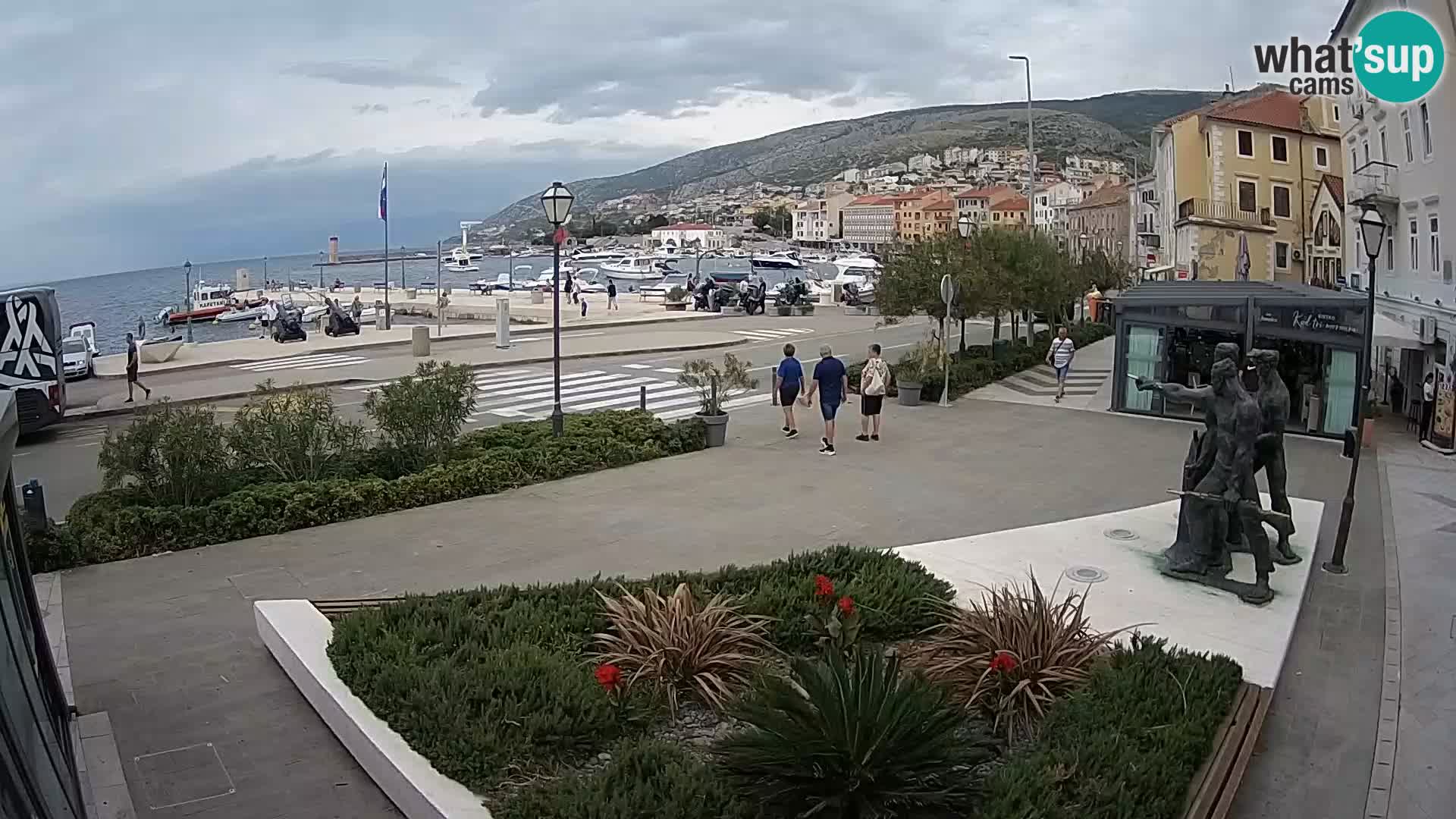 Live webcam Senj riva – seafront – Croatia
