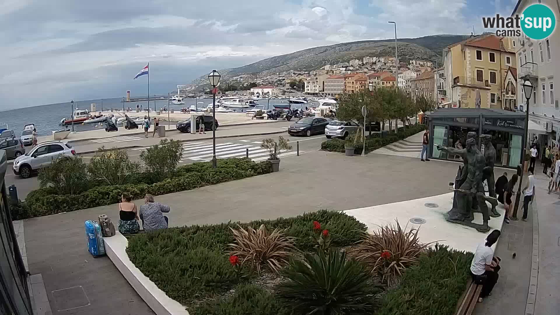 Webcam en vivo Senj riva – paseo marítimo