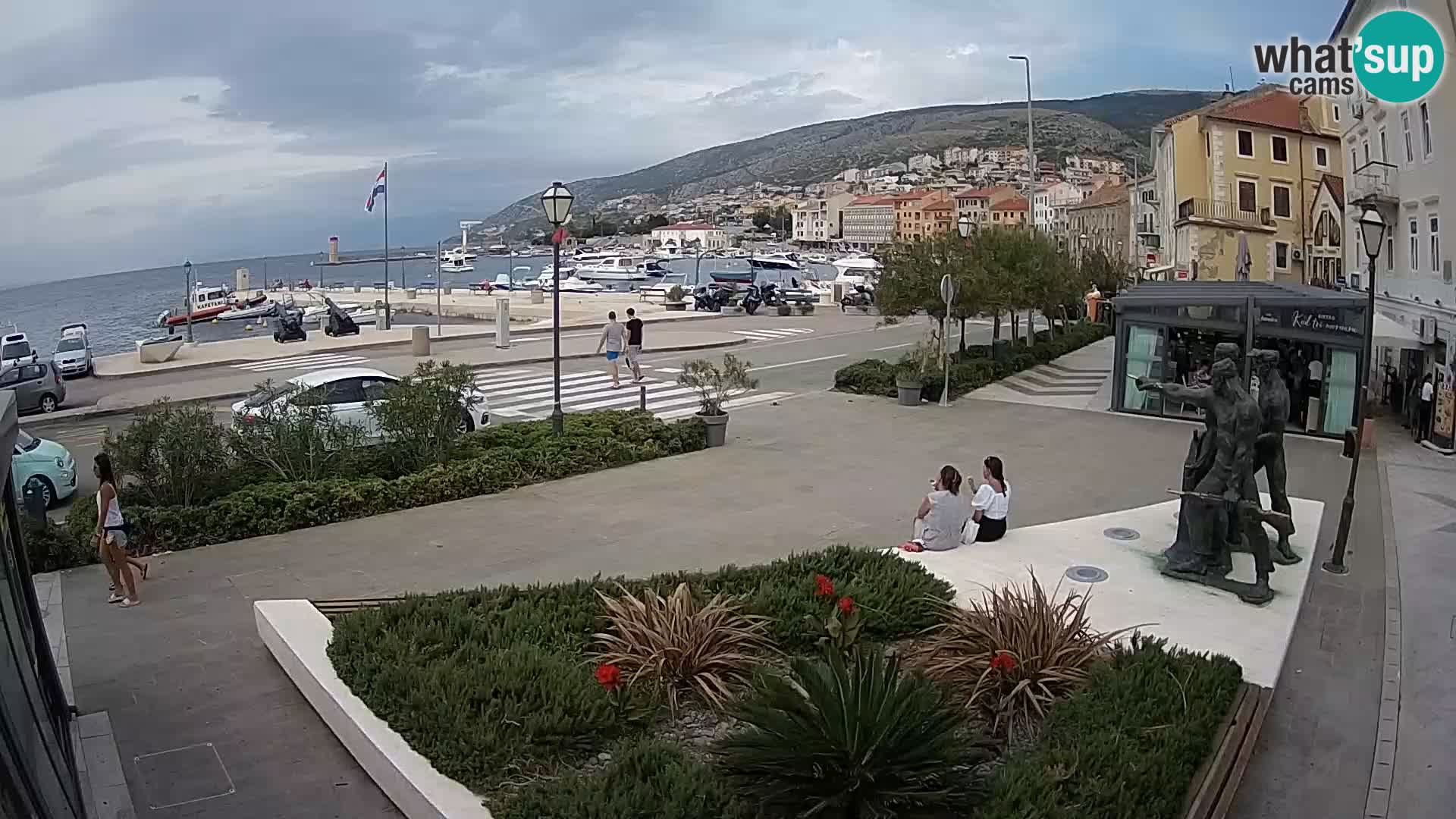 Live-Webcam Senj Riva – direkt am Meer – Kroatien