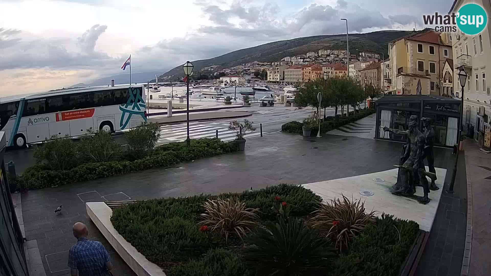 Live webcam Senj riva – fronte mare