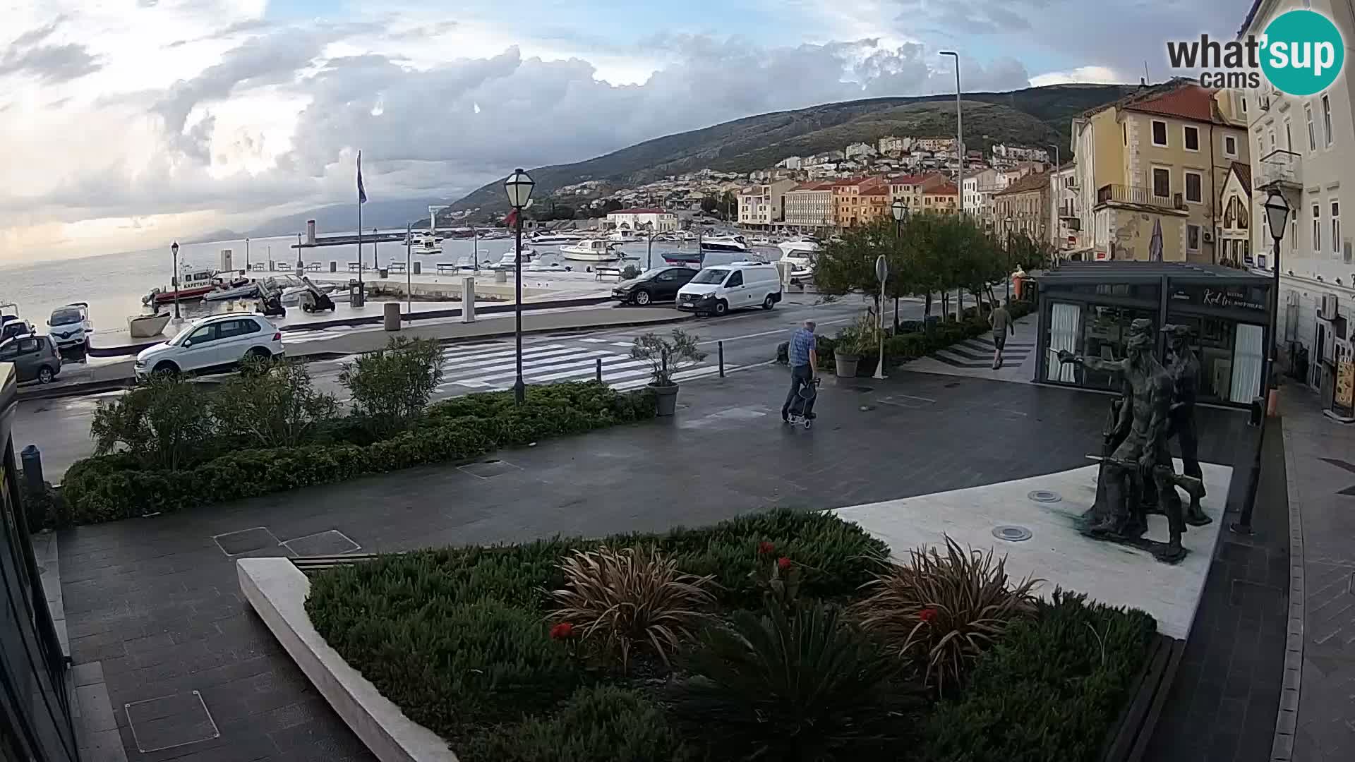 Live webcam Senj riva – fronte mare