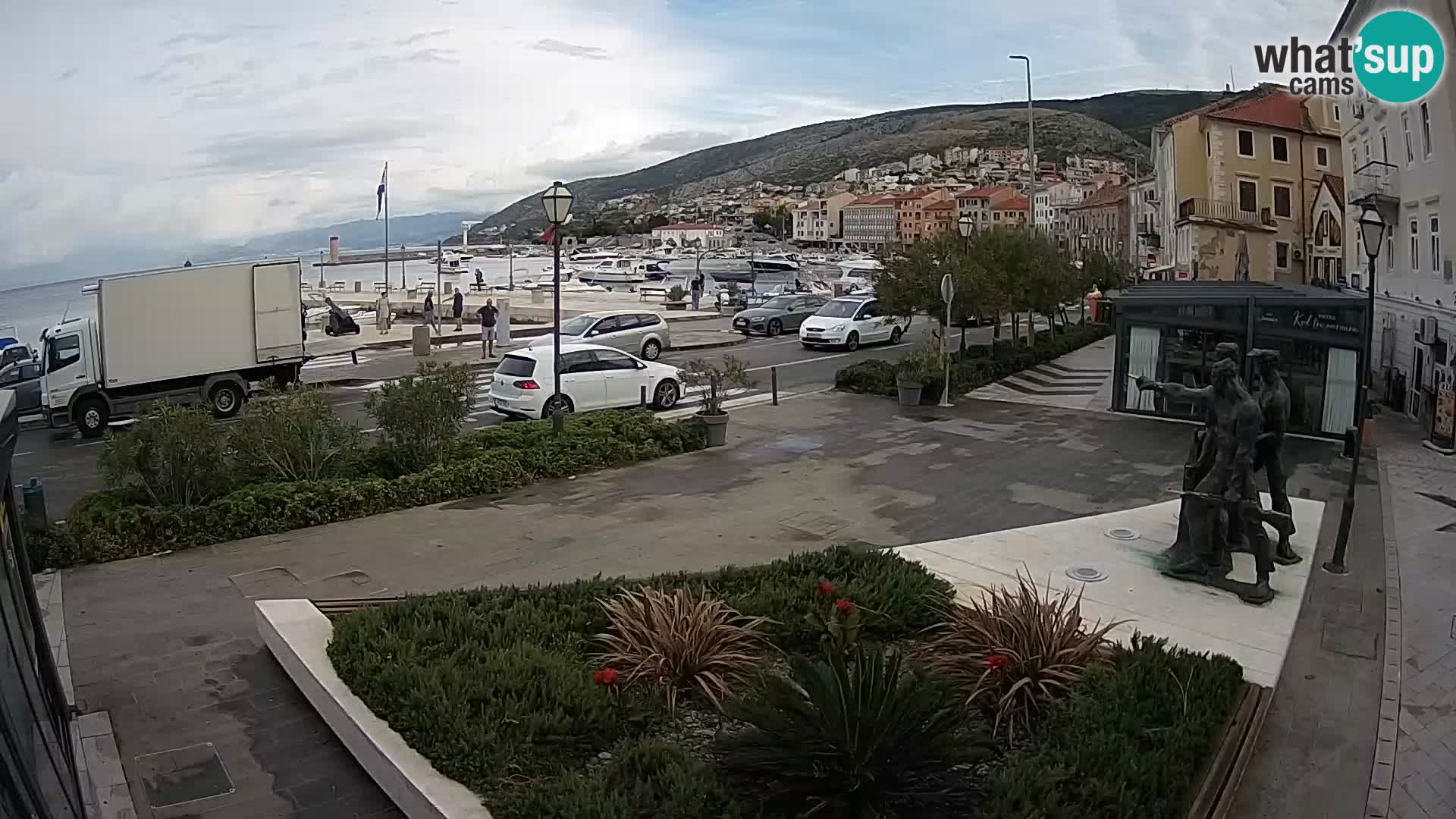 Live webcam Senj riva – seafront – Croatia