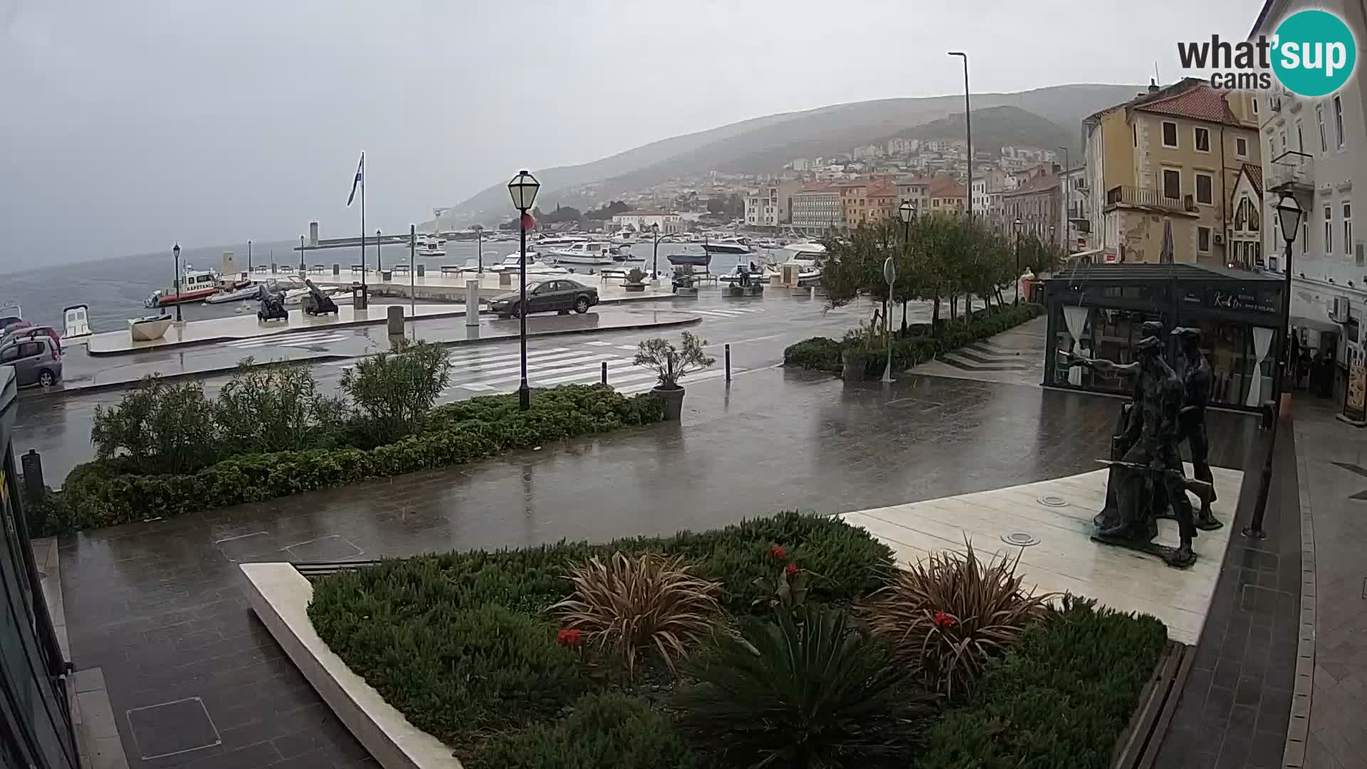 Live webcam Senj riva – seafront – Croatia