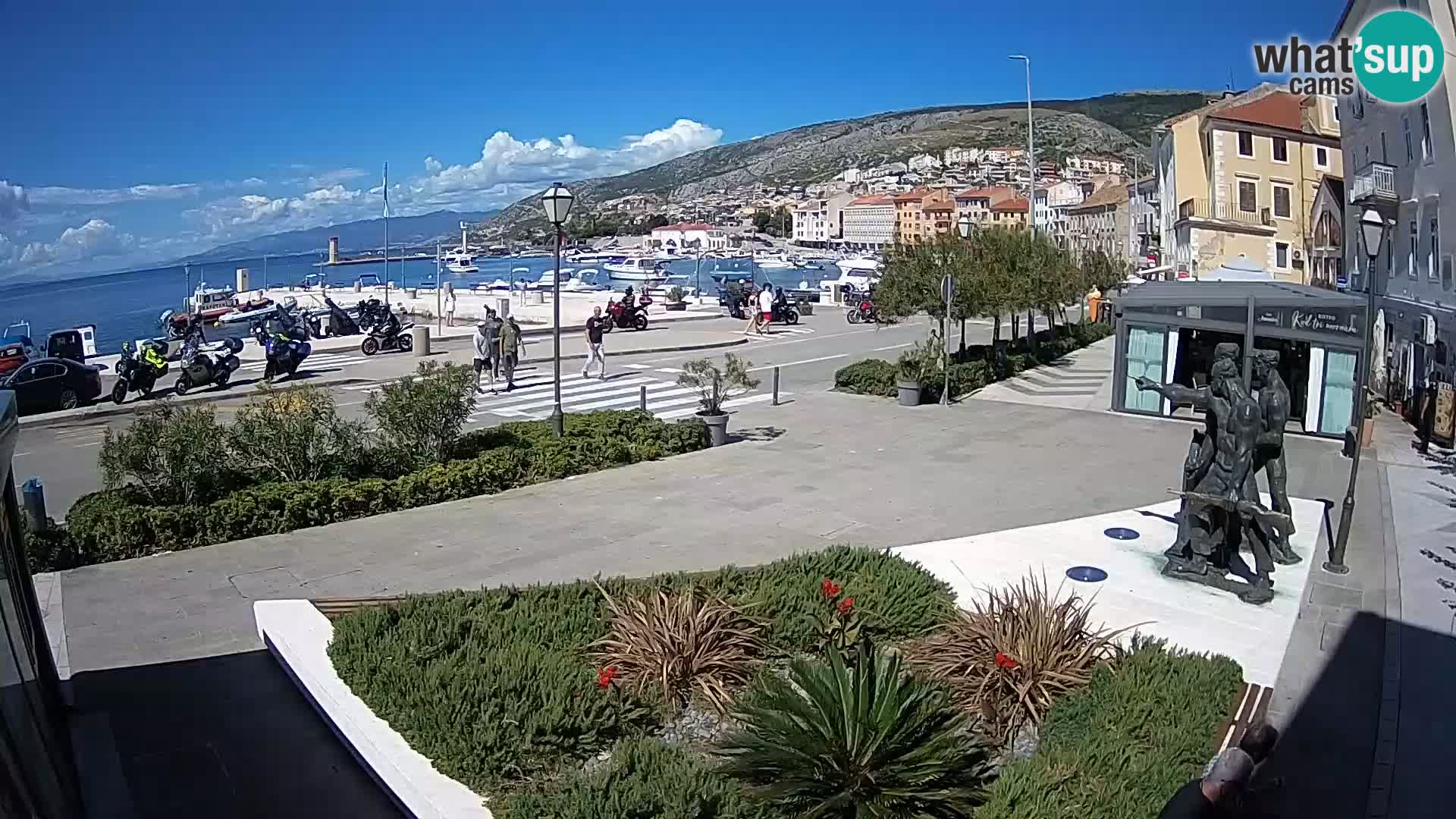 Spletna kamera v živo Senj riva – Hrvaška