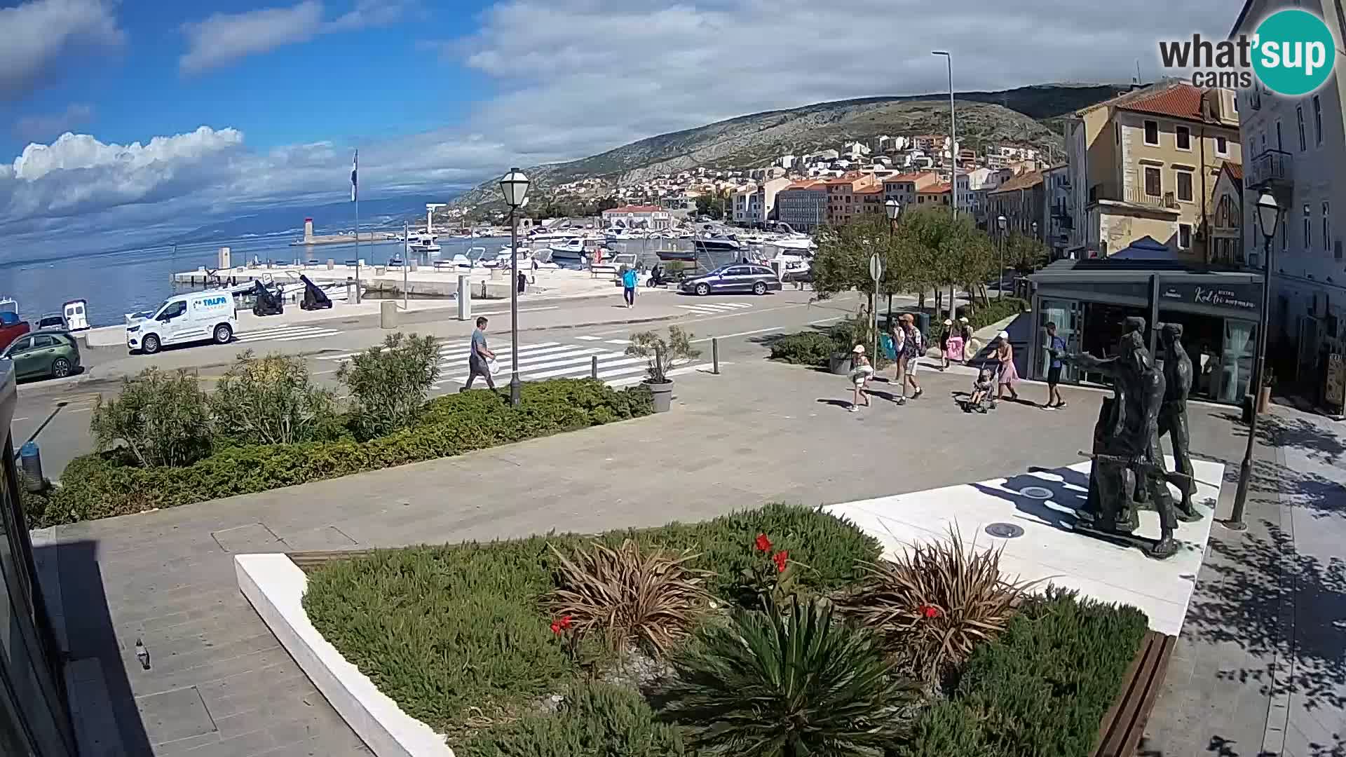 Live webcam Senj riva – seafront – Croatia