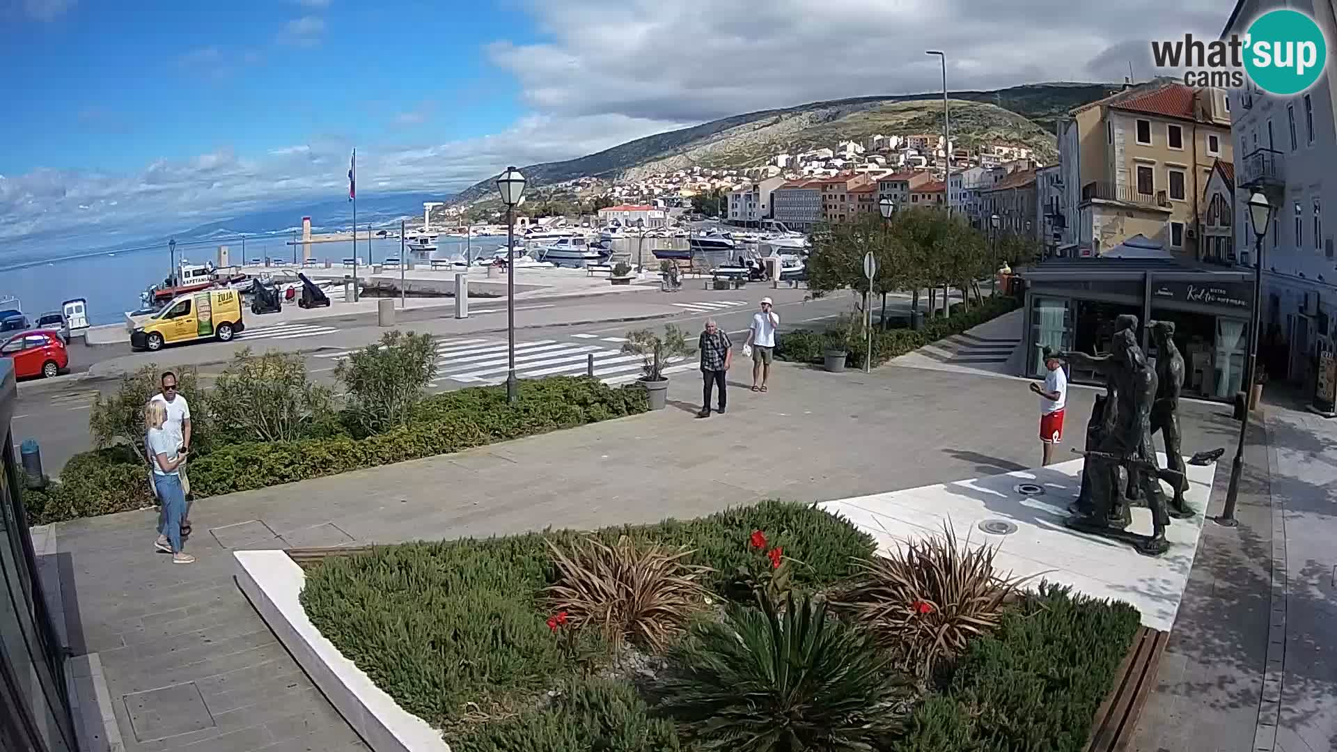 Live webcam Senj riva – fronte mare