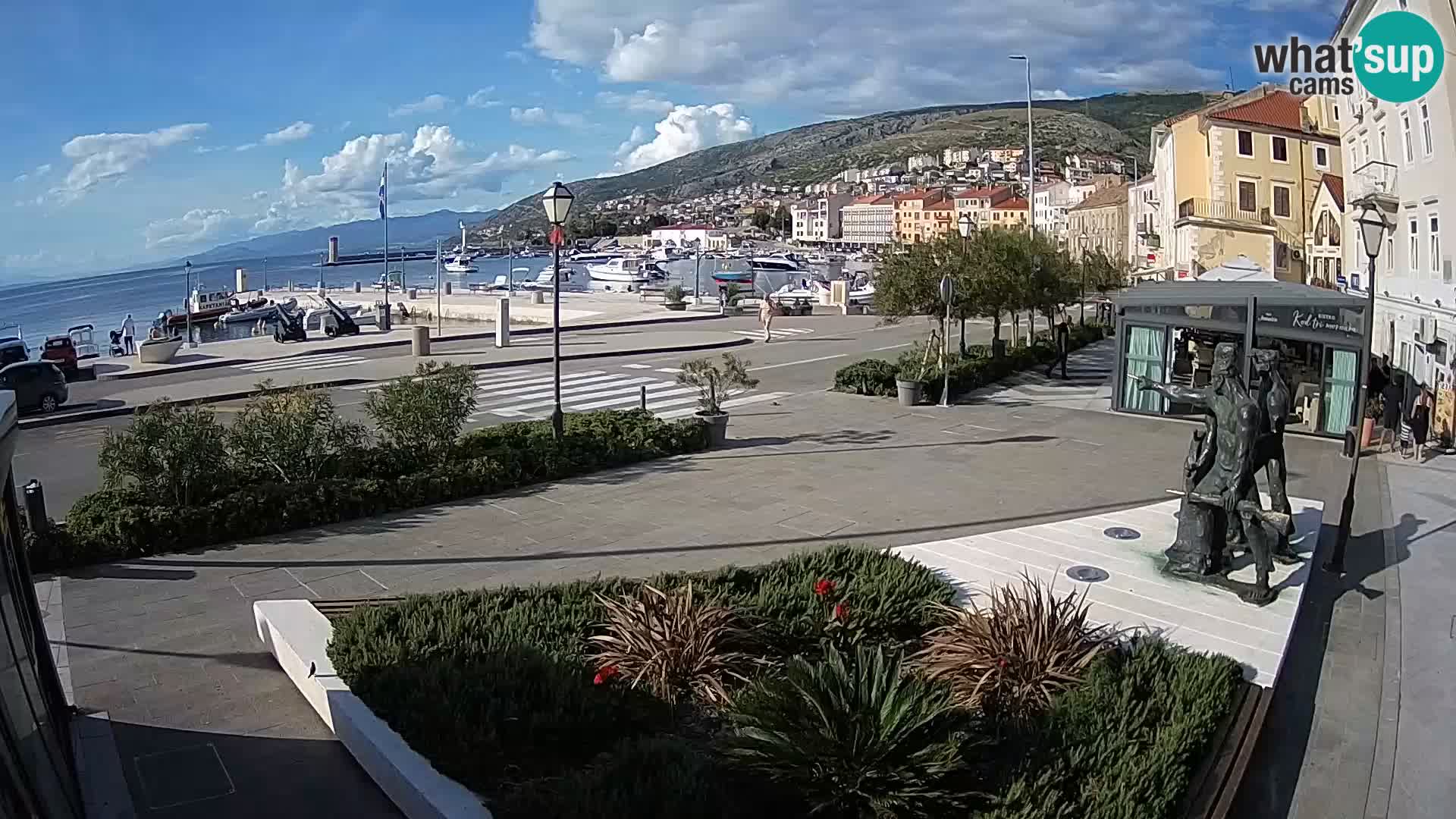 Live webcam Senj riva – seafront – Croatia
