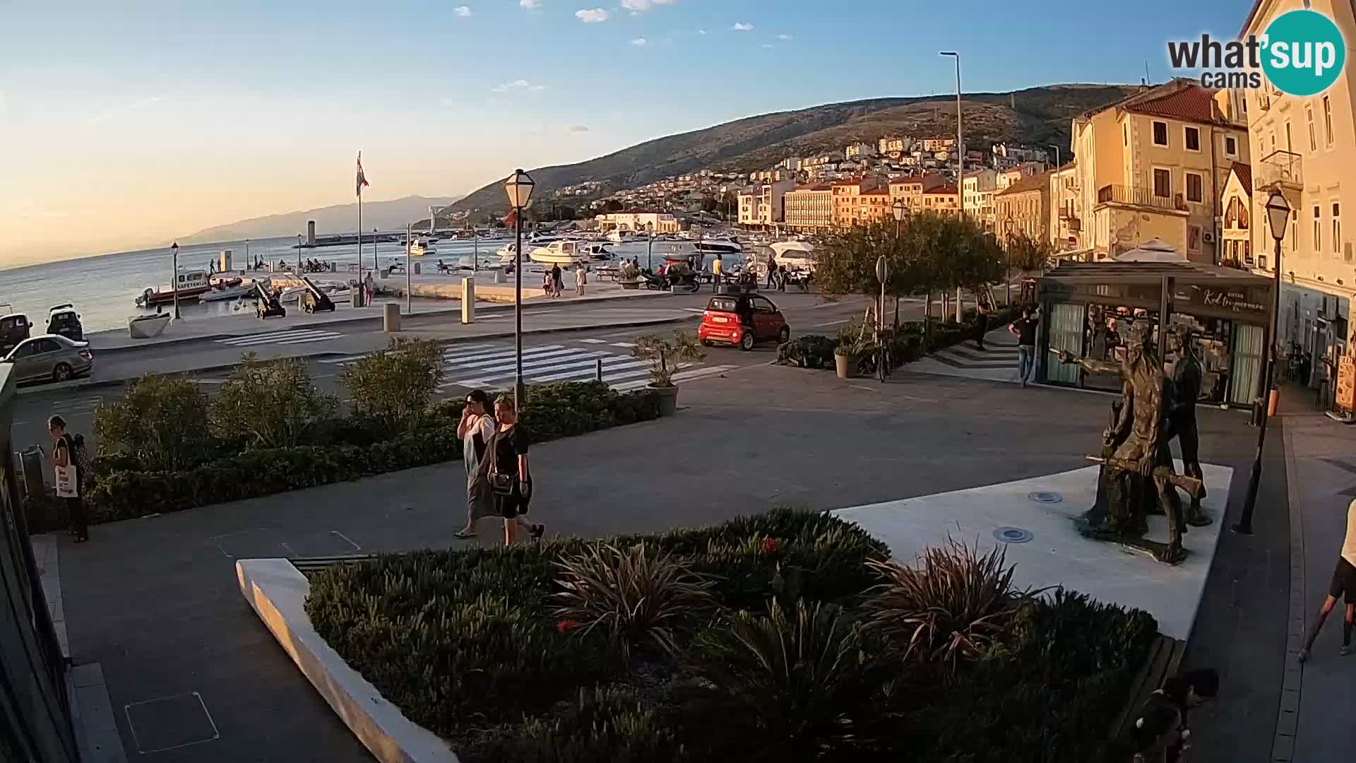 Live webcam Senj riva – fronte mare