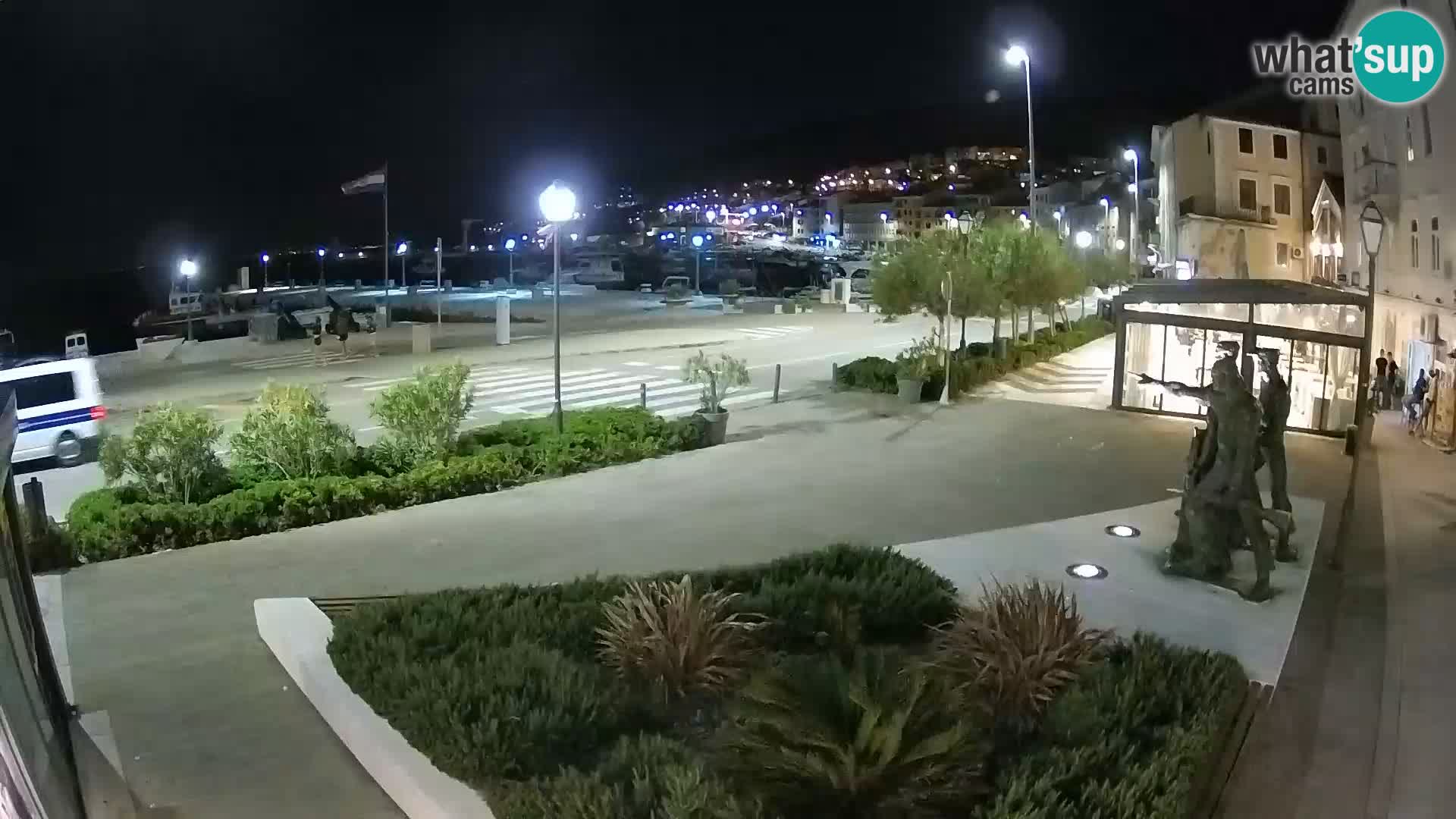 Live webcam Senj riva – seafront – Croatia