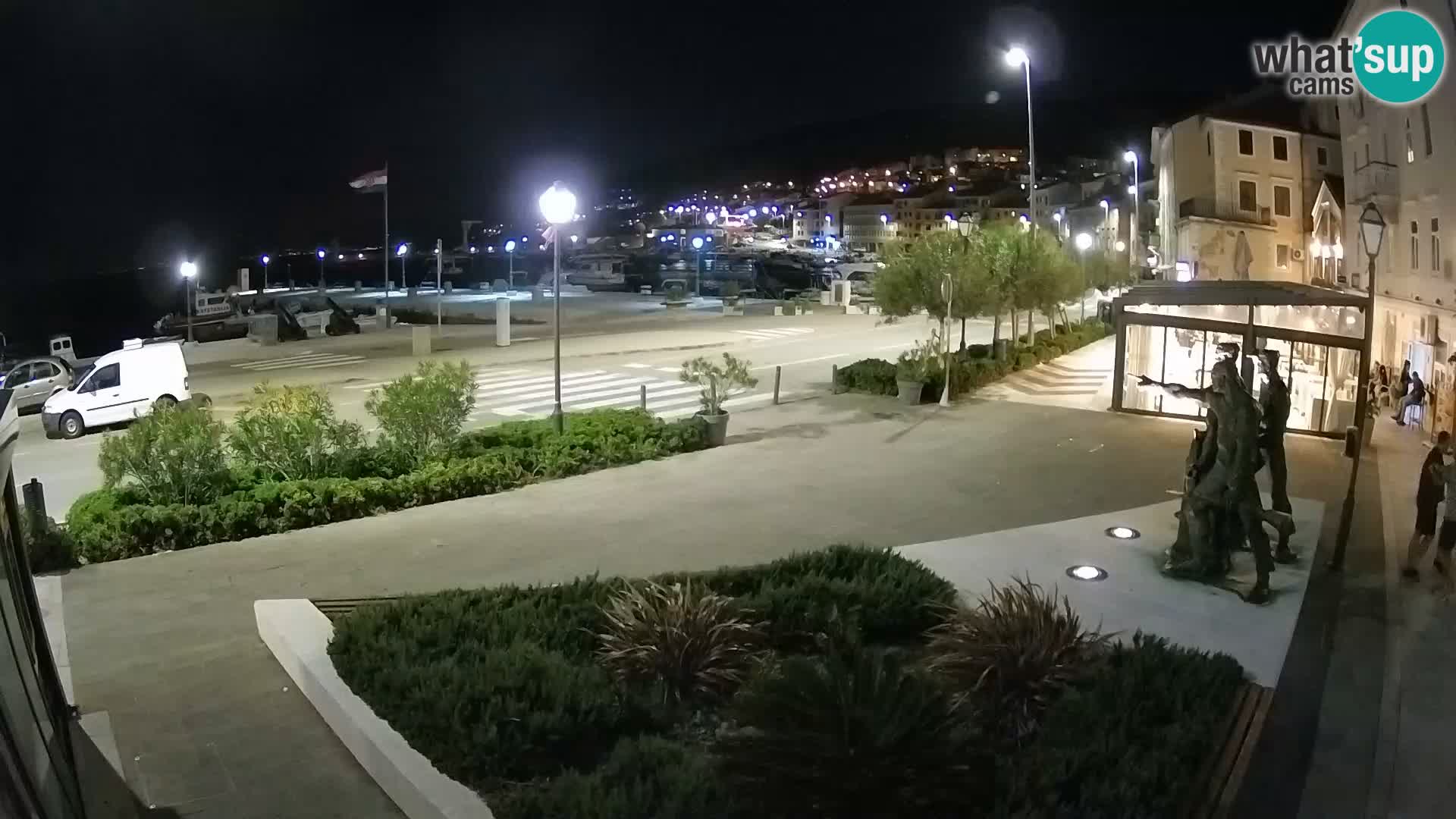 Live webcam Senj riva – seafront – Croatia