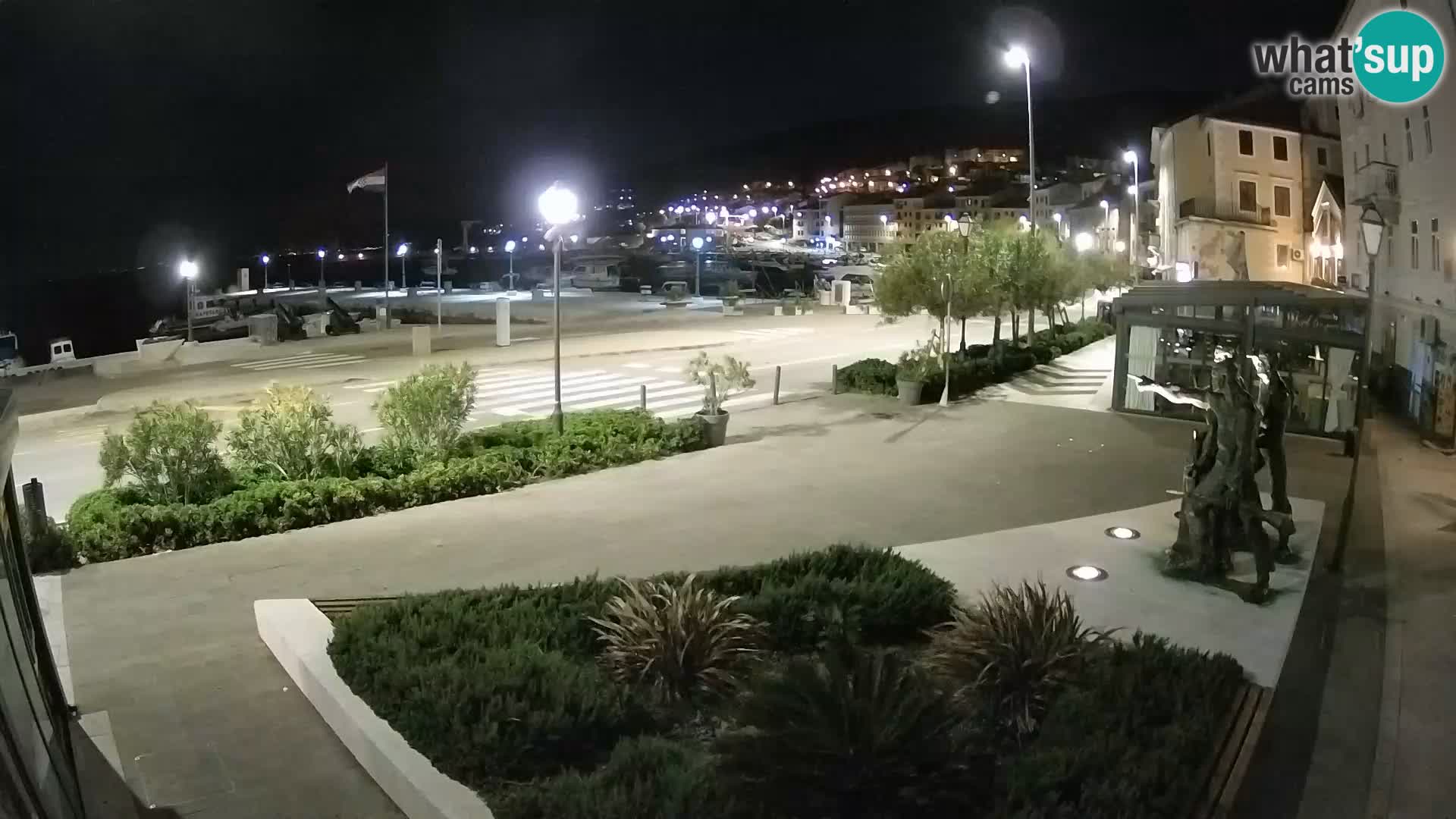 Live-Webcam Senj Riva – direkt am Meer – Kroatien