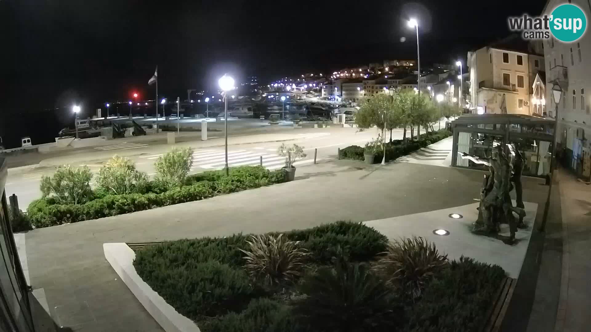 Live webcam Senj riva – fronte mare