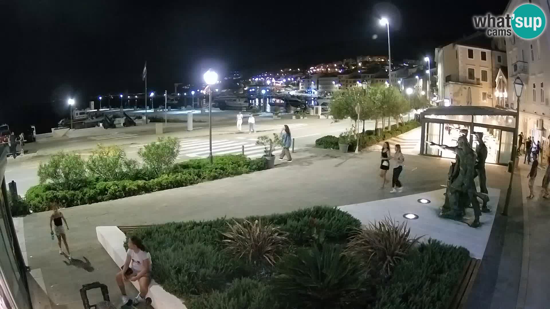 Live-Webcam Senj Riva – direkt am Meer – Kroatien