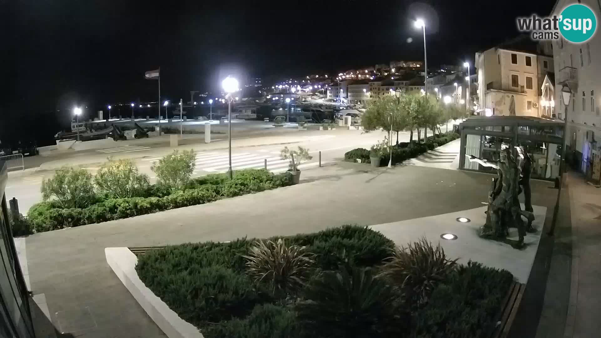 Live-Webcam Senj Riva – direkt am Meer – Kroatien