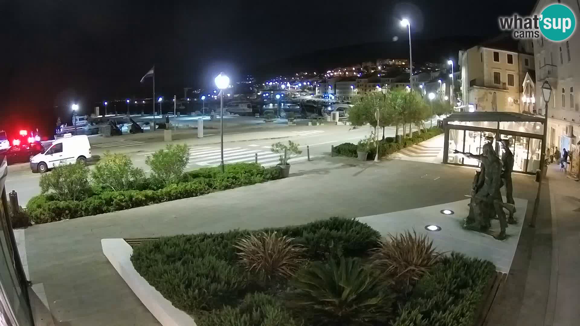 Live webcam Senj riva – seafront – Croatia